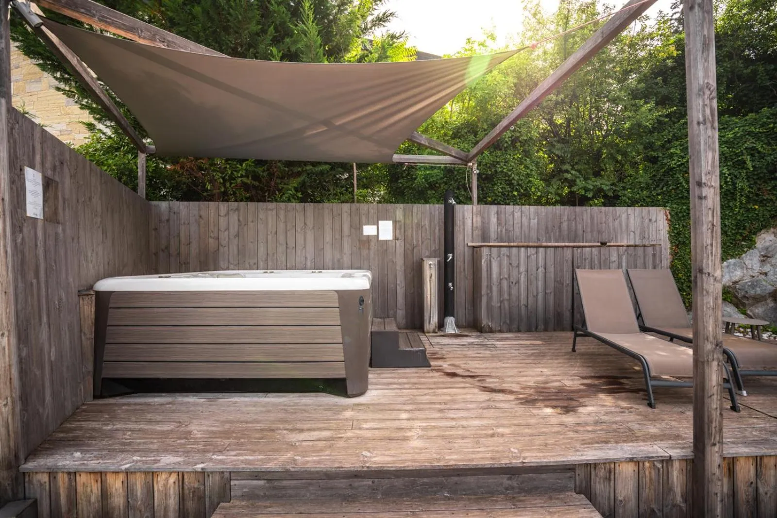 Hot Tub in Garda Hotel Forte Charme