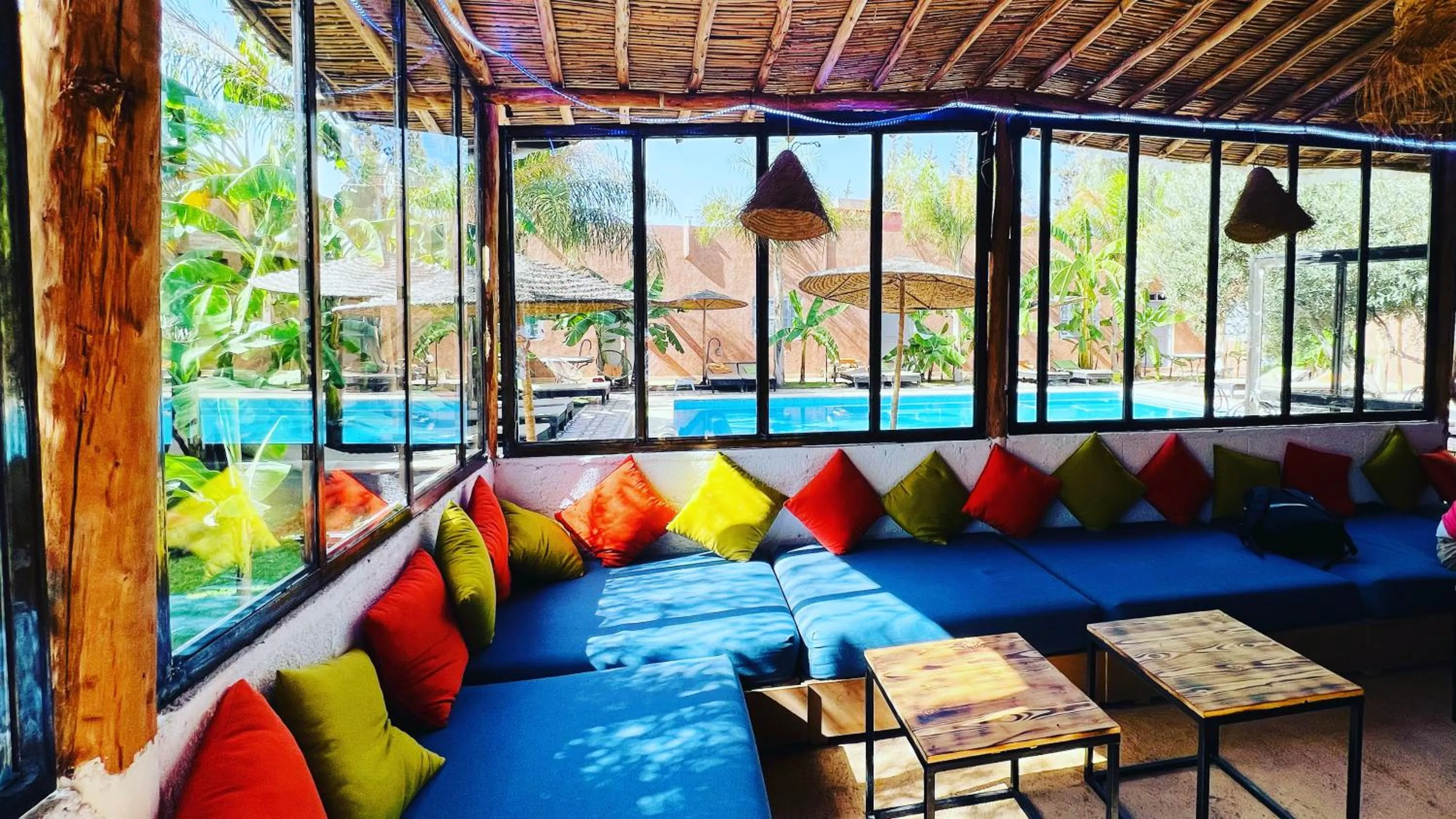 Seating area in Coco Canel Marrakech