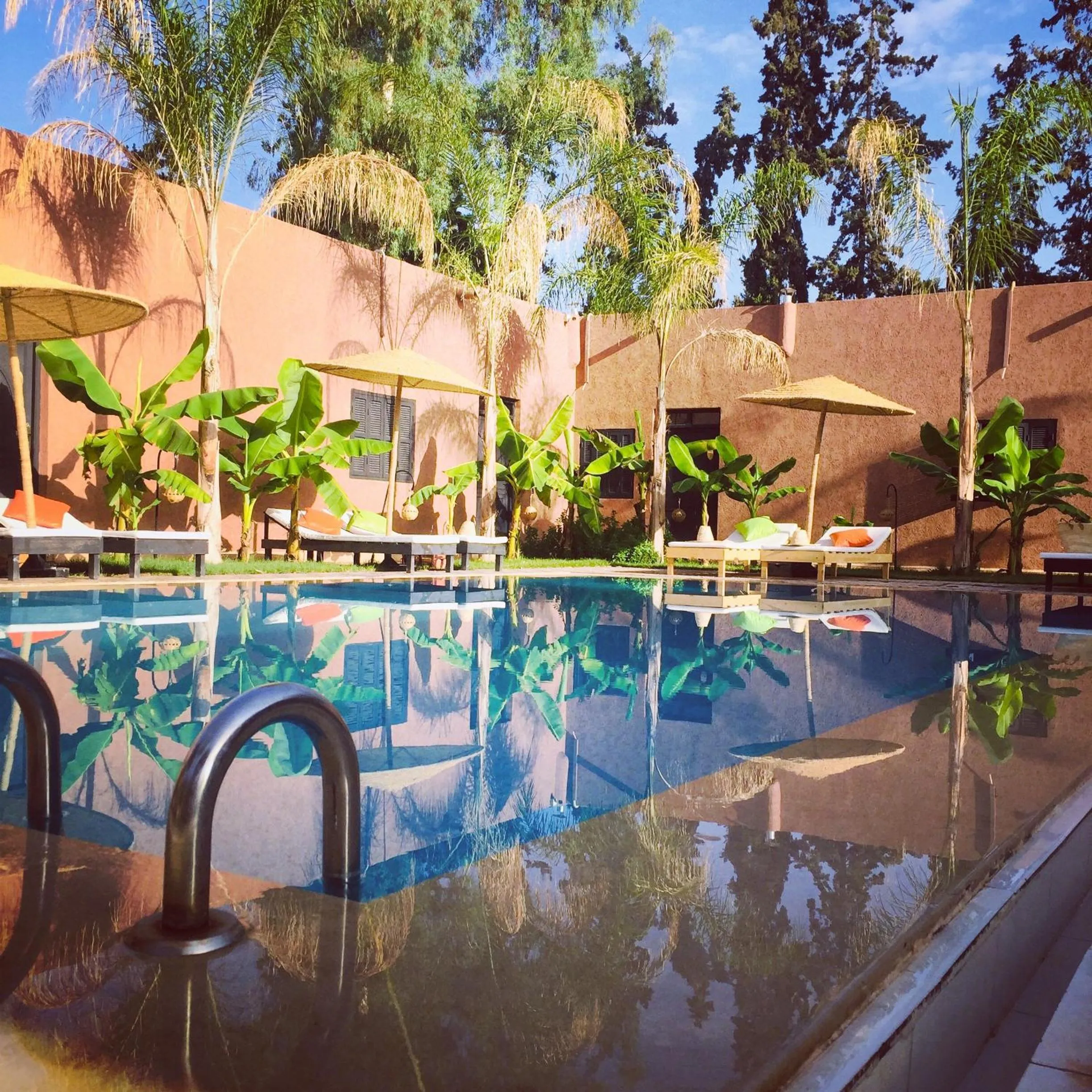 Pool view in Coco Canel Marrakech