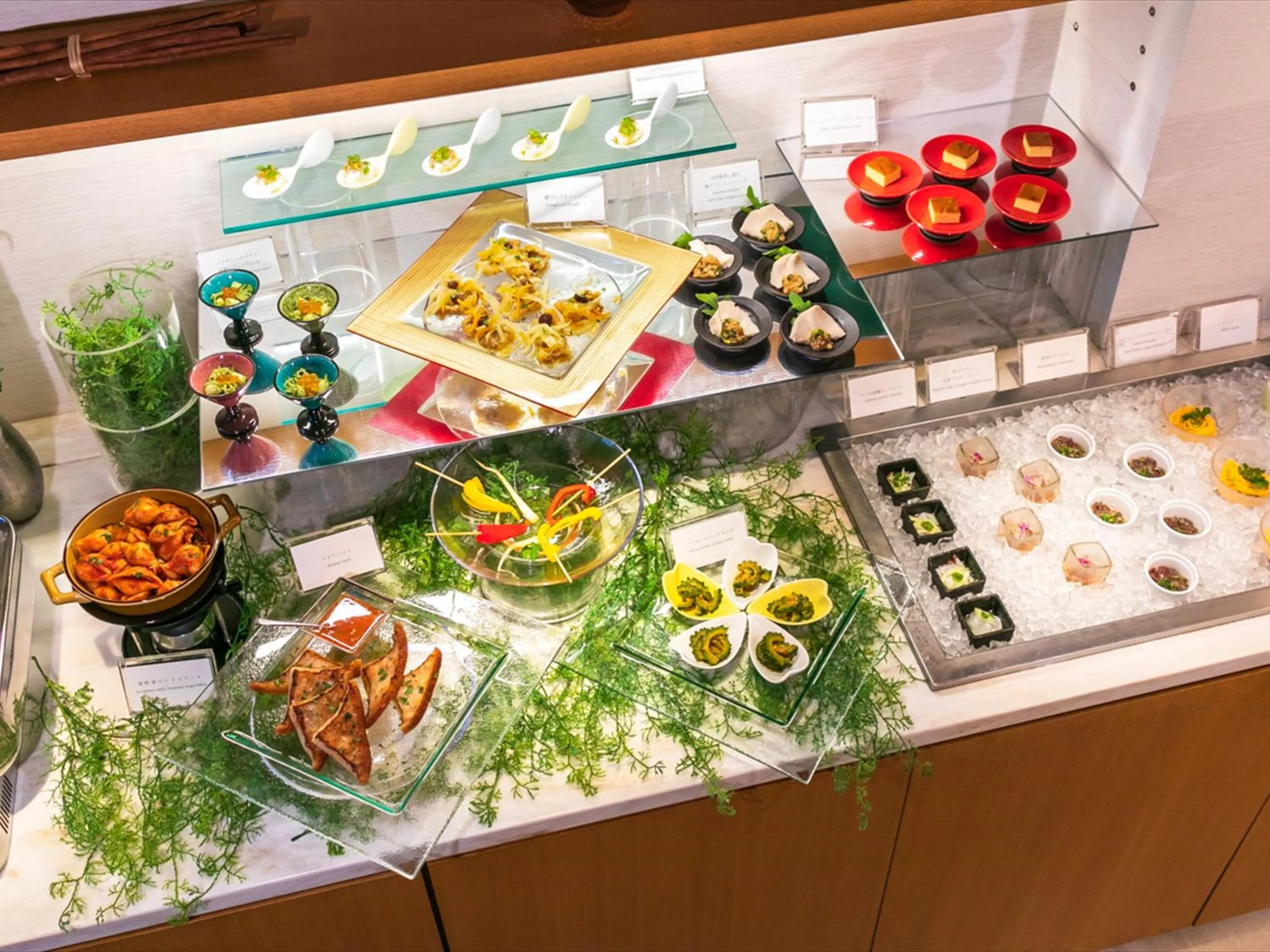 Breakfast in barhotel Hakone Kazan