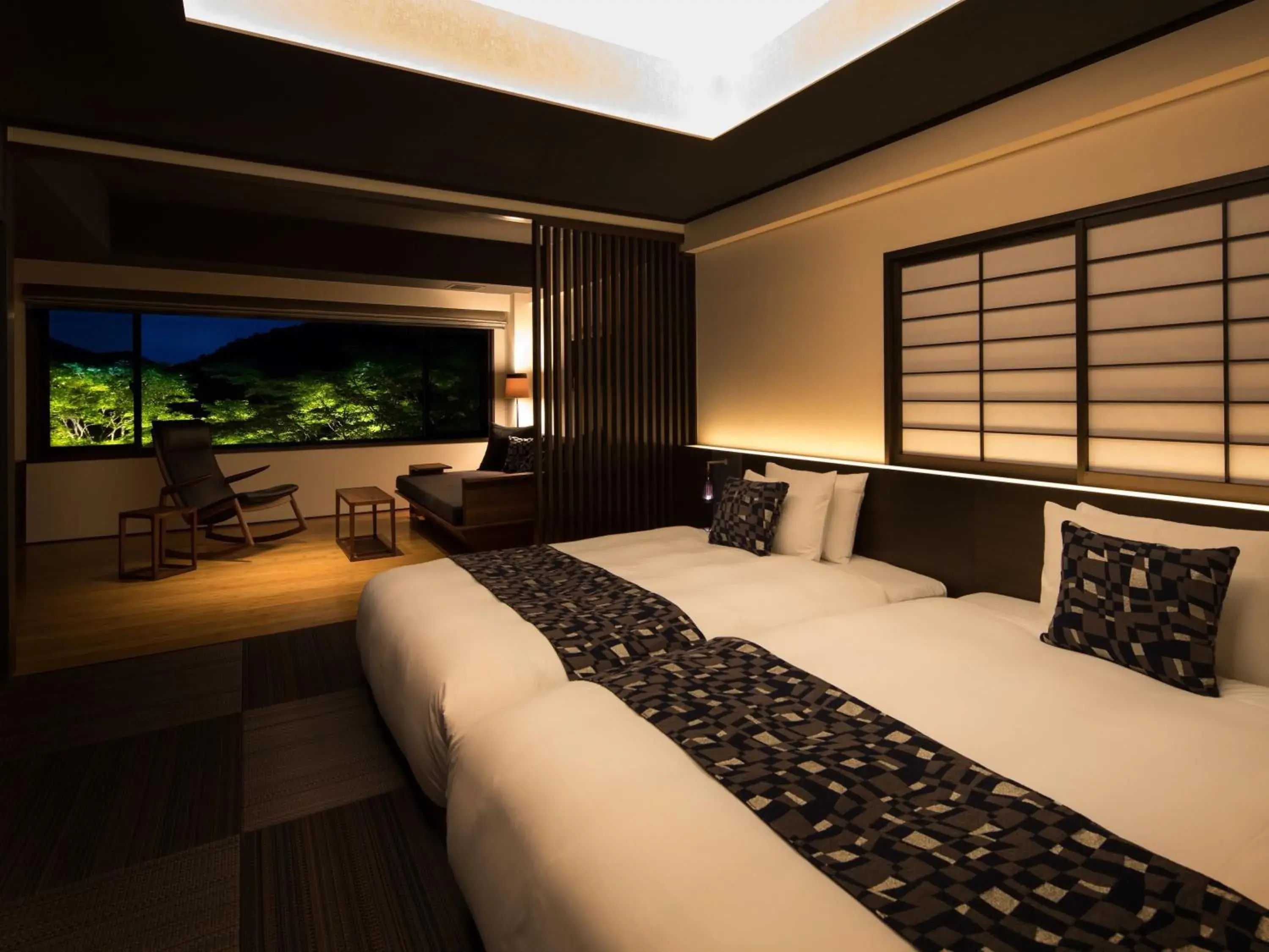 Bed in barhotel Hakone Kazan Bed in barhotel Hakone Kazan