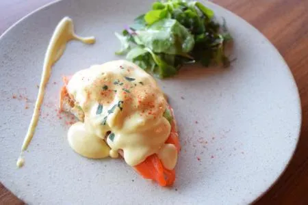 Breakfast in barhotel Hakone Kazan