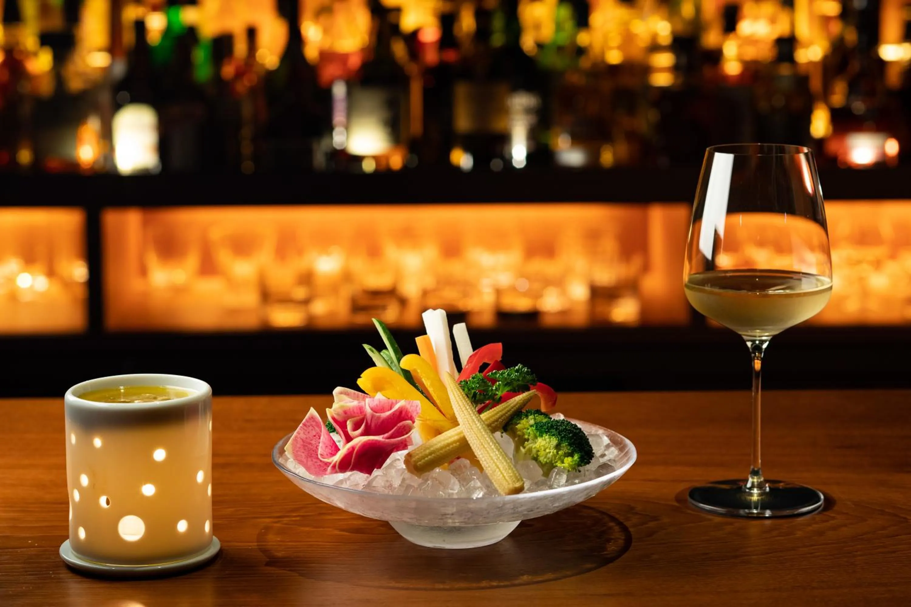 Breakfast in barhotel Hakone Kazan