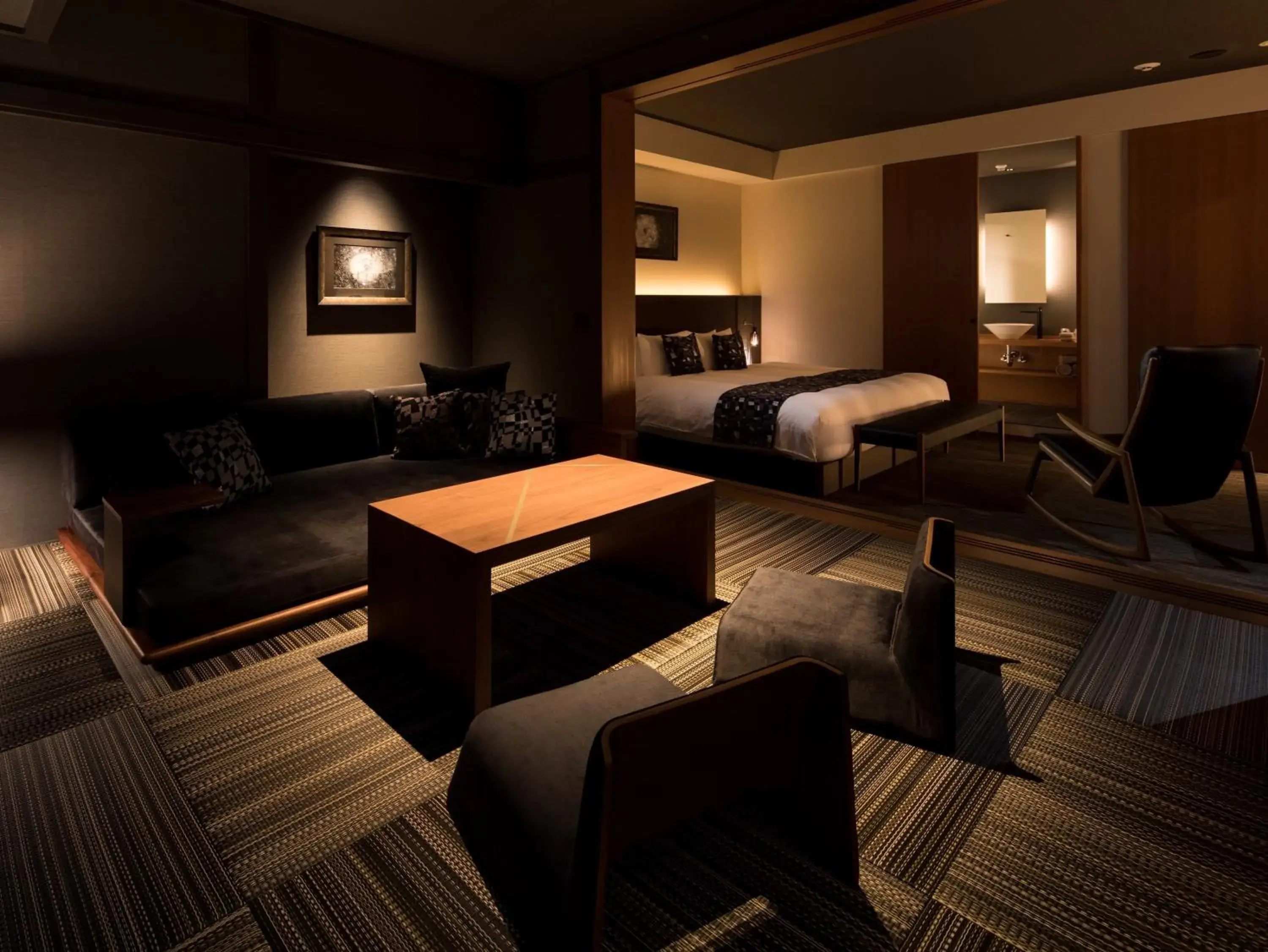 Bedroom, Bed in barhotel Hakone Kazan Bedroom, Bed in barhotel Hakone Kazan