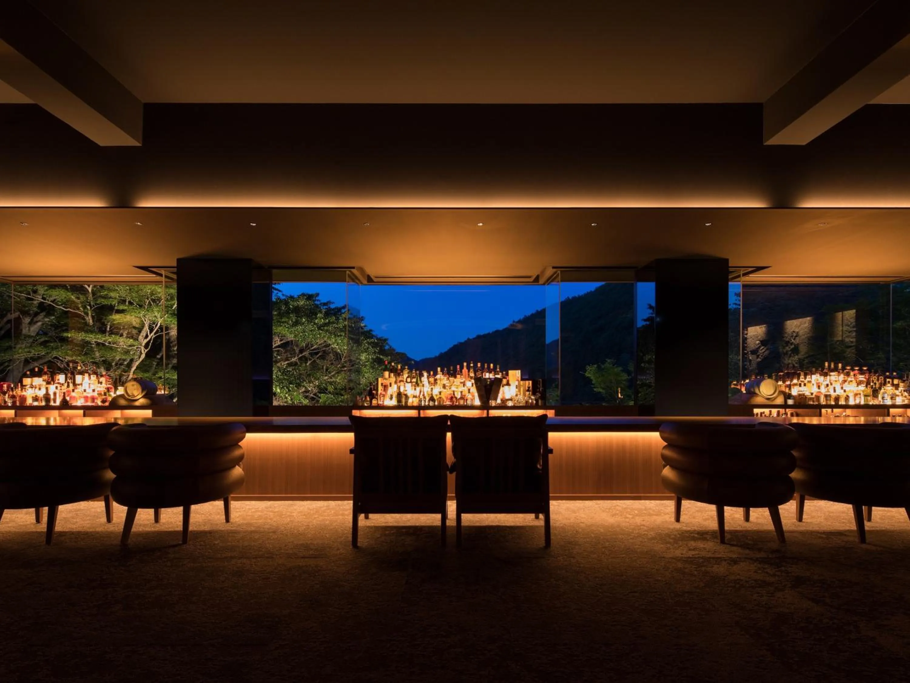 Alcoholic drinks in barhotel Hakone Kazan