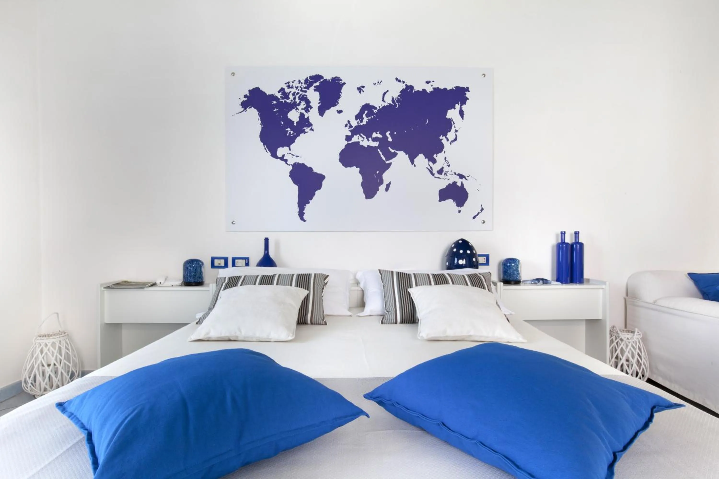 Bed in Panorama Palace Hotel