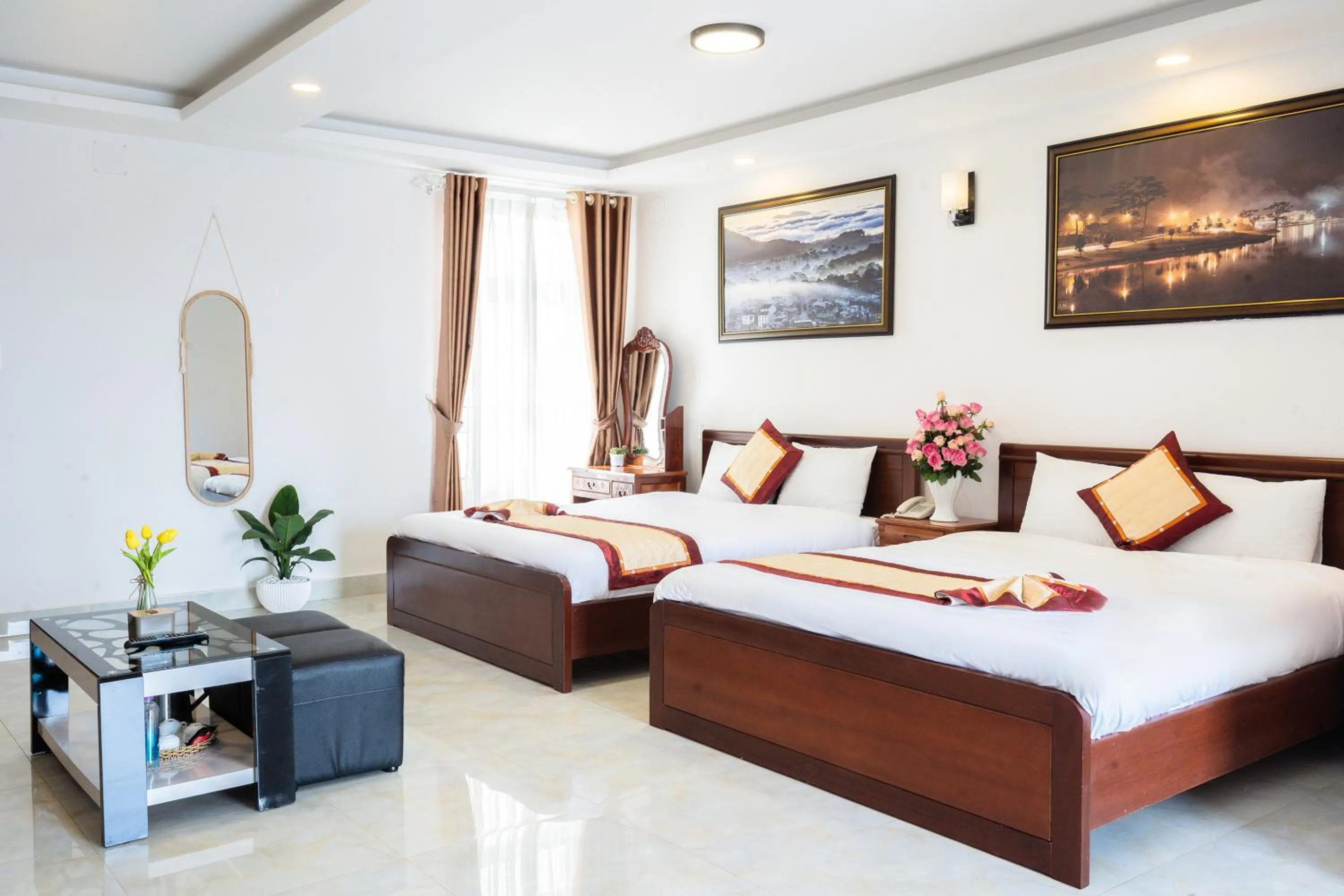 Bed in Tuấn An Hotel