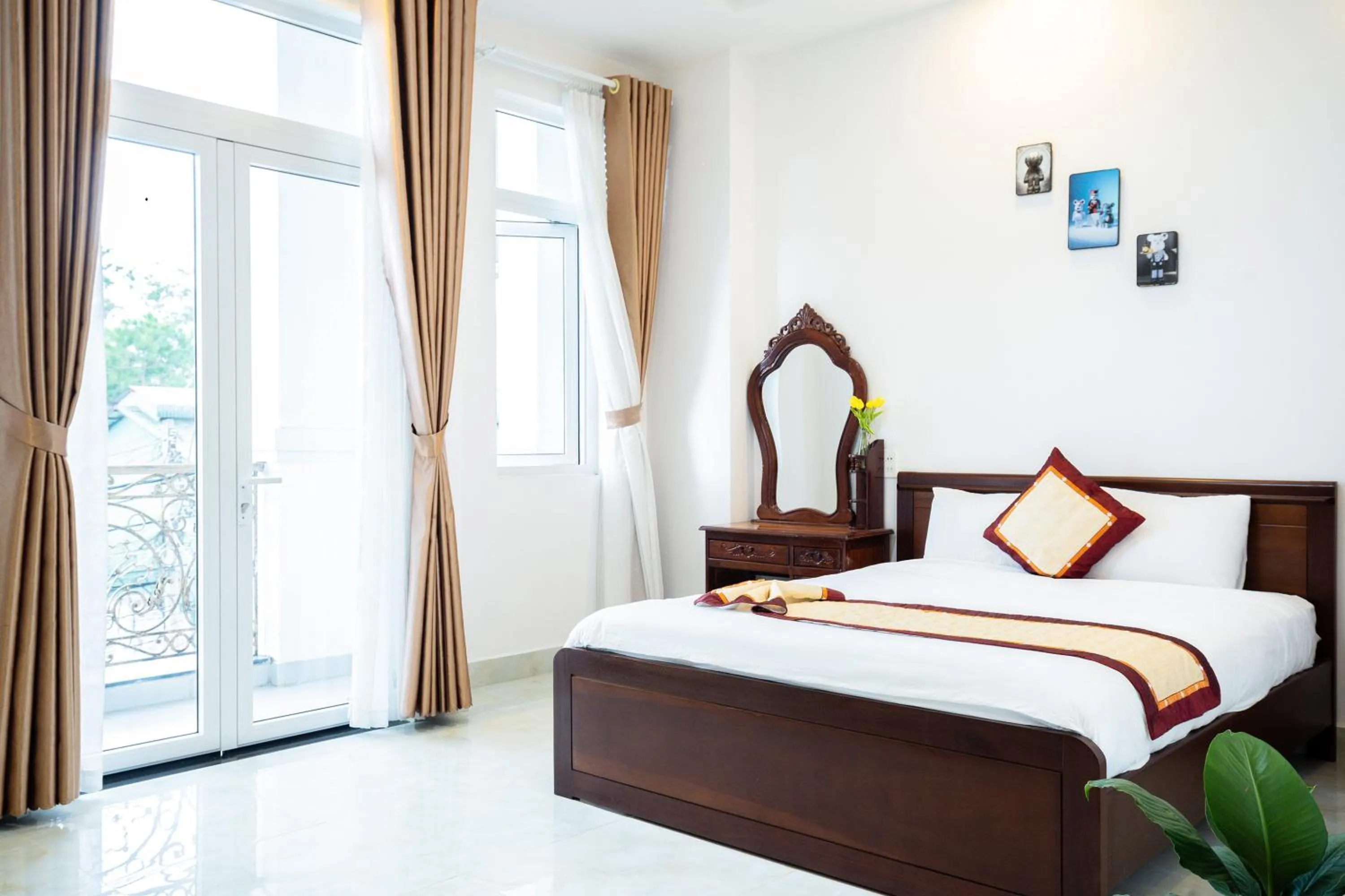 Bed in Tuấn An Hotel