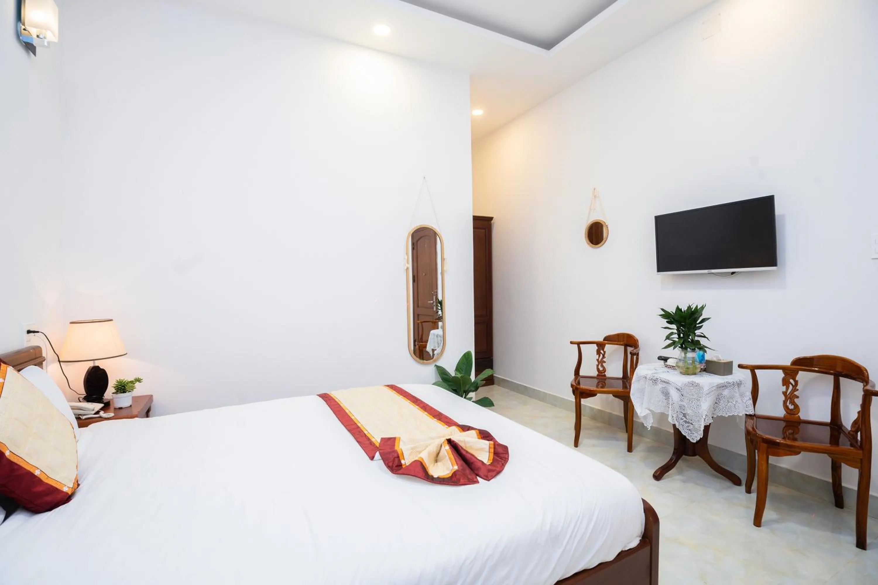 Bed in Tuấn An Hotel