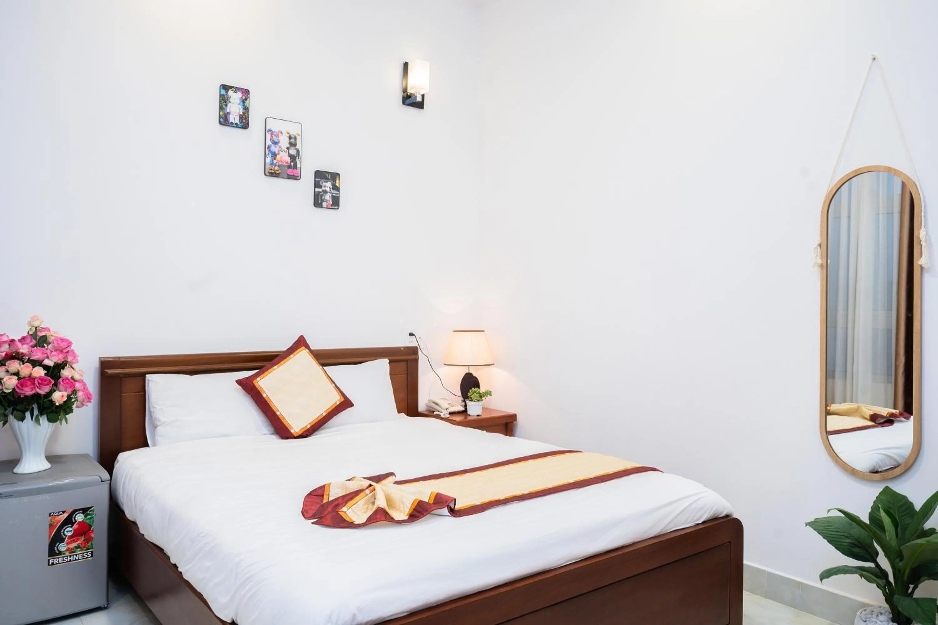 Bed in Tuấn An Hotel