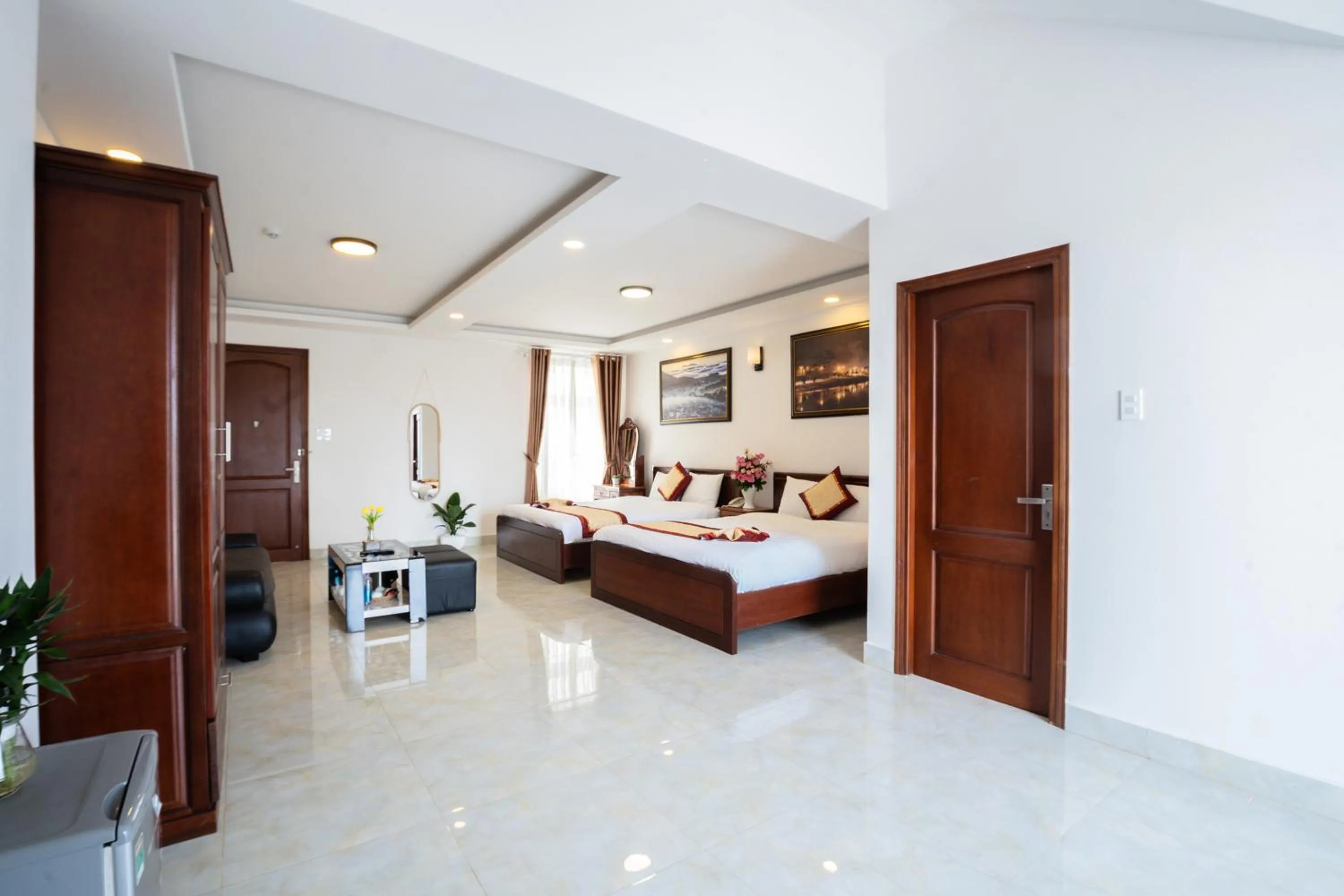 Bed in Tuấn An Hotel