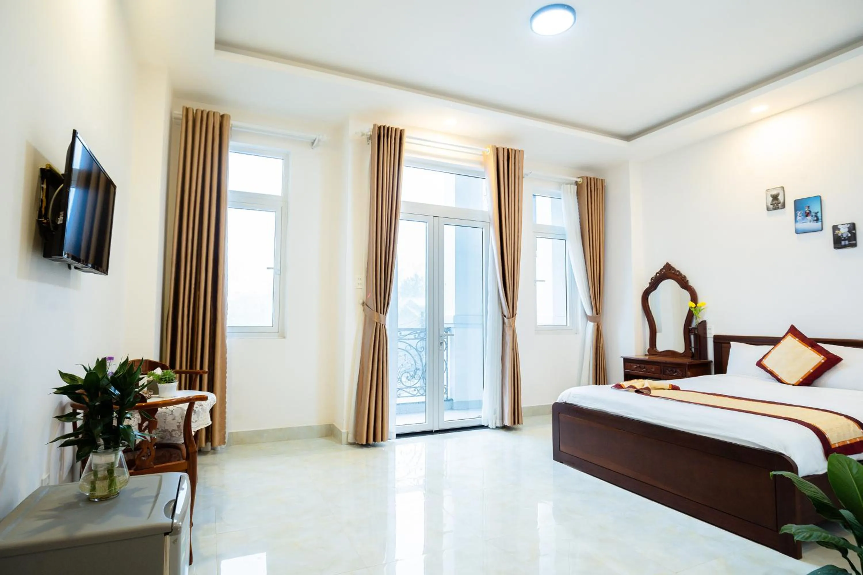 Bed in Tuấn An Hotel