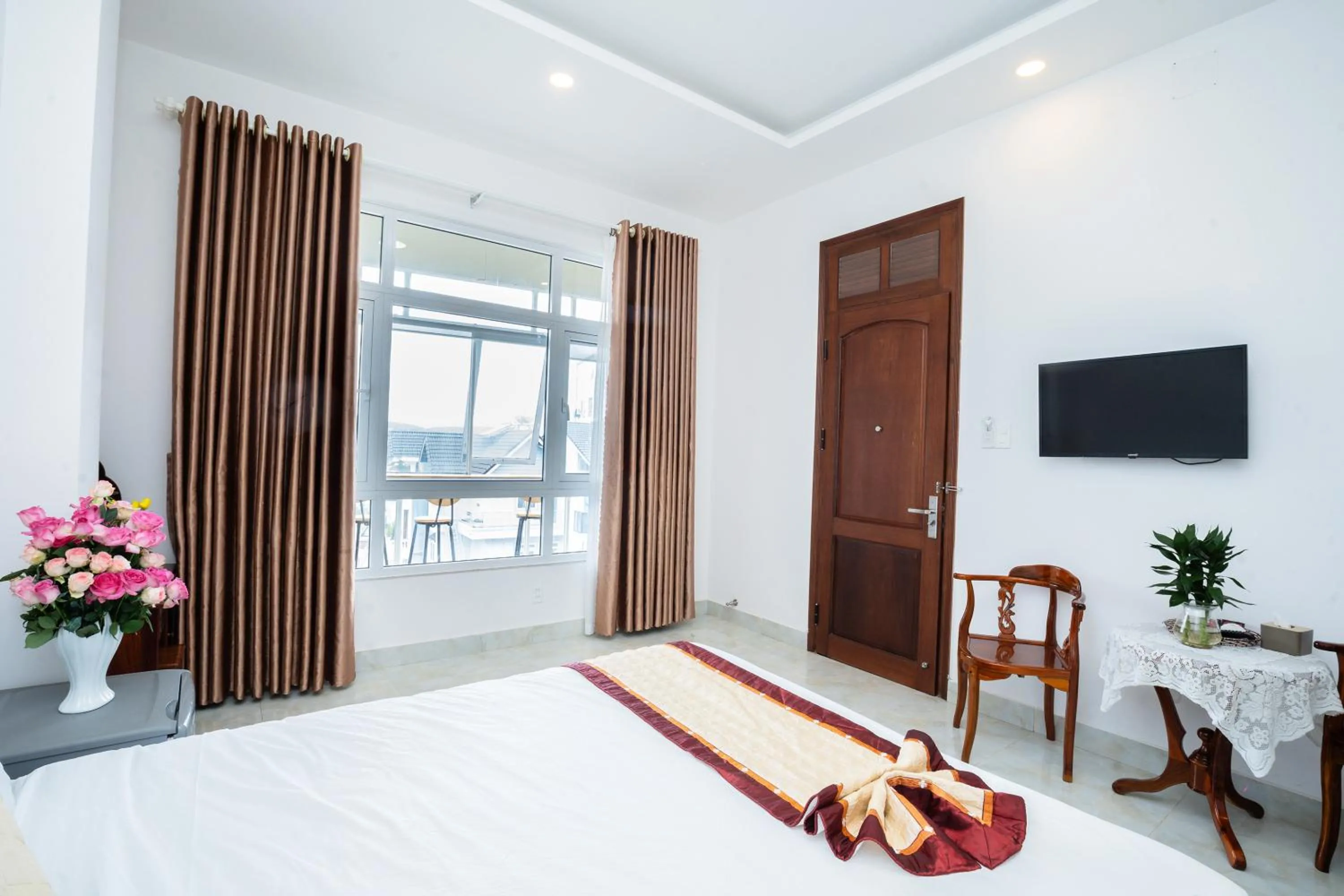 Bed in Tuấn An Hotel