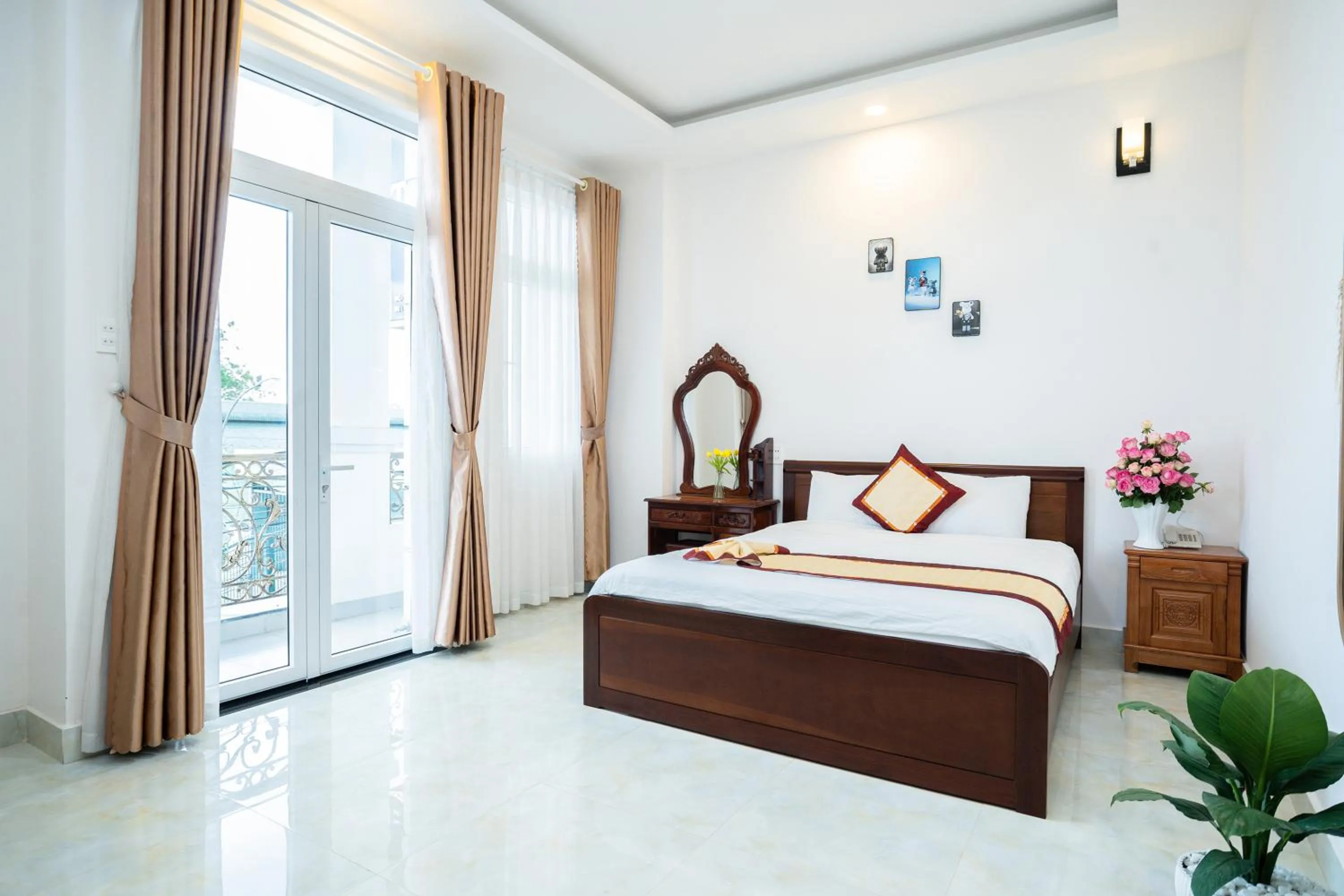 Bed in Tuấn An Hotel