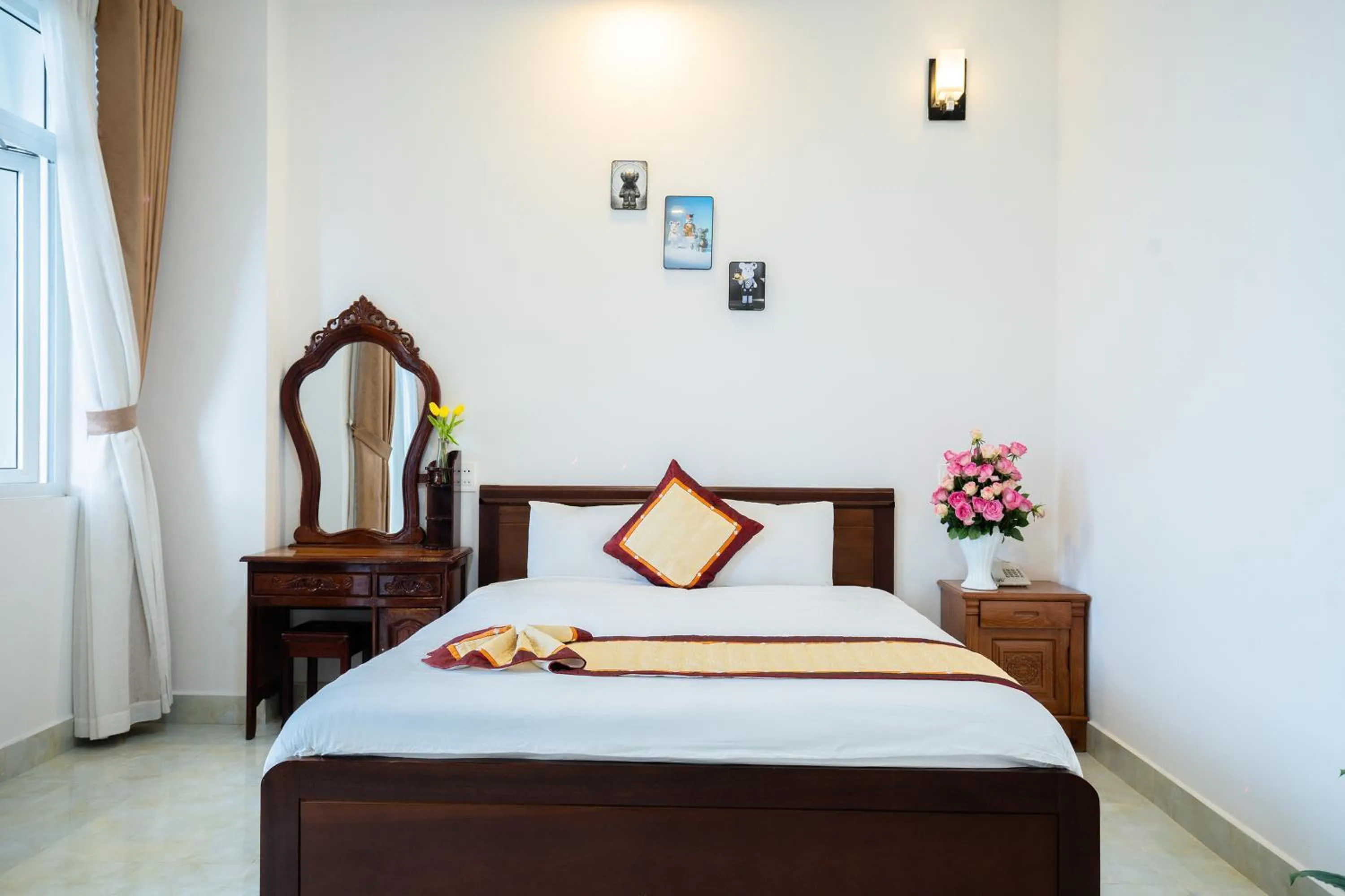 Bed in Tuấn An Hotel