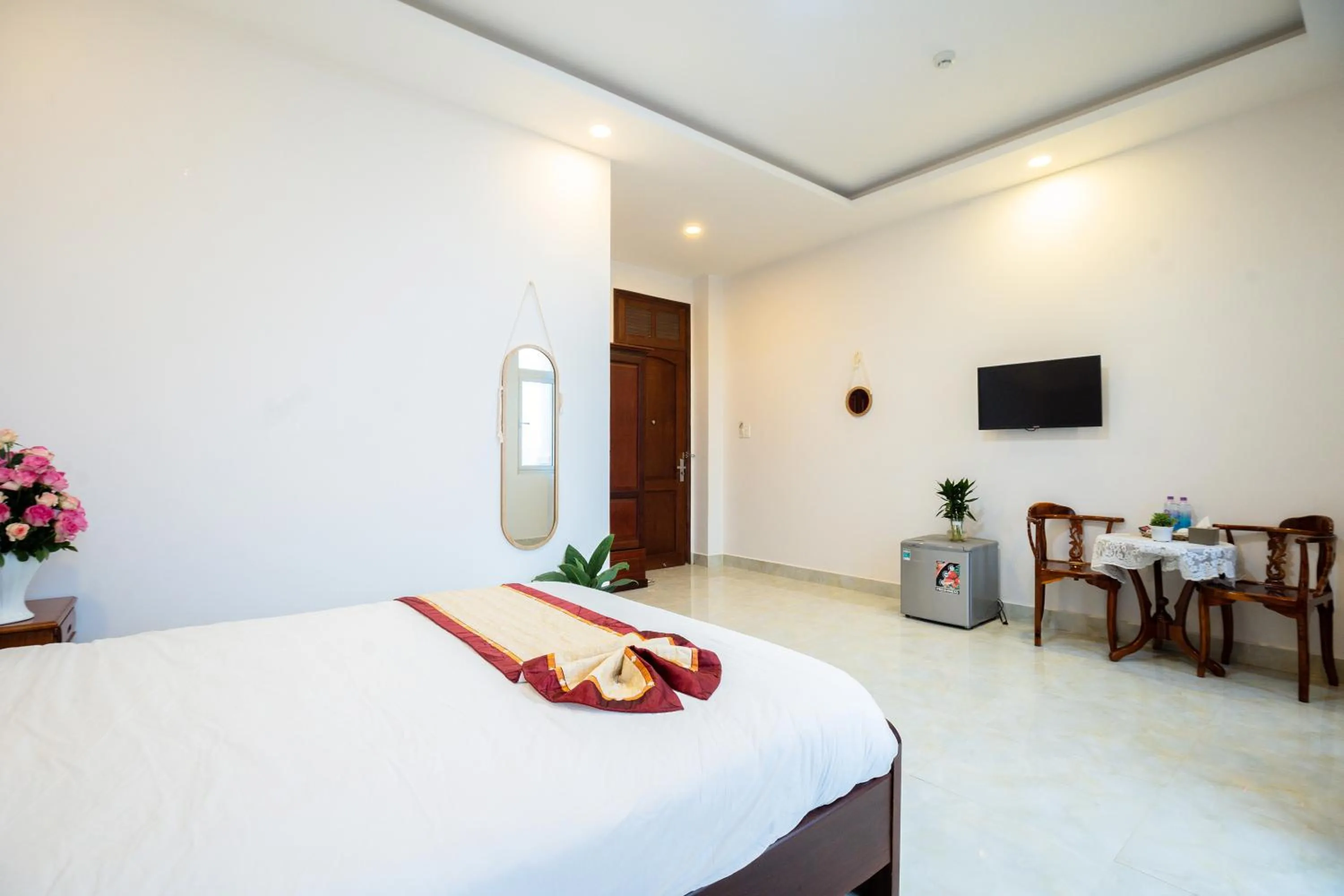 Bed in Tuấn An Hotel