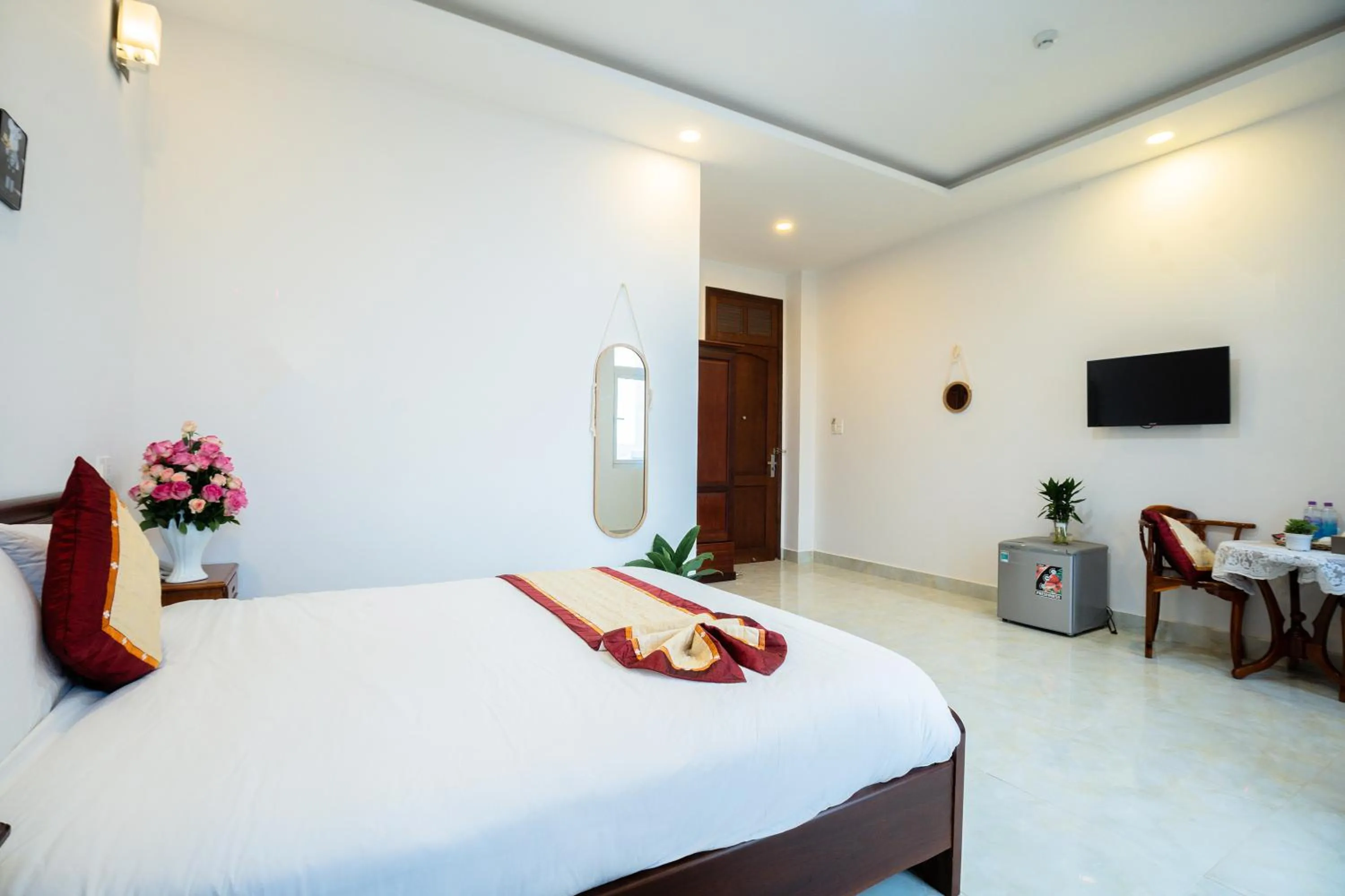 Bed in Tuấn An Hotel