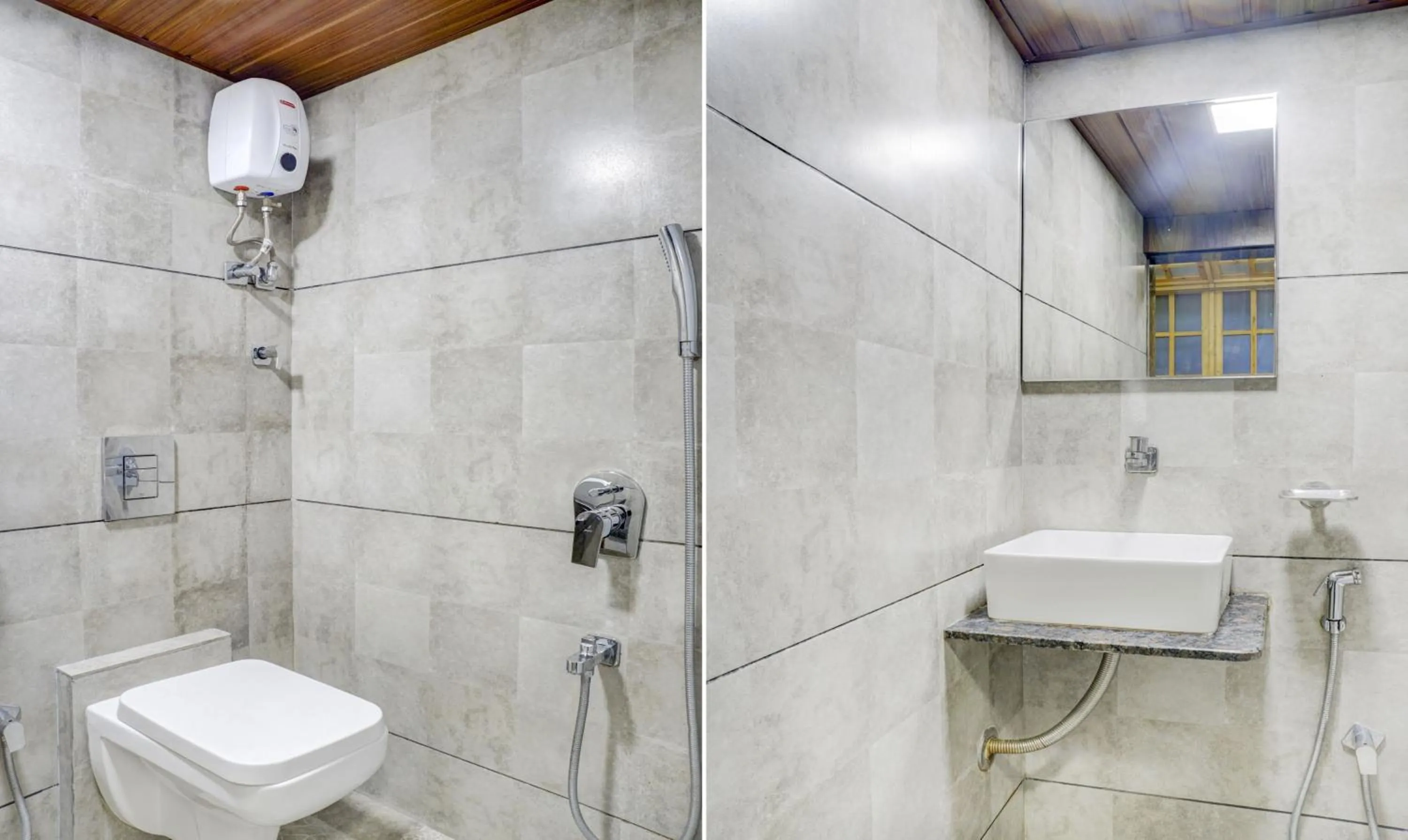 Bathroom in Hotel Rooms Dadar near Station