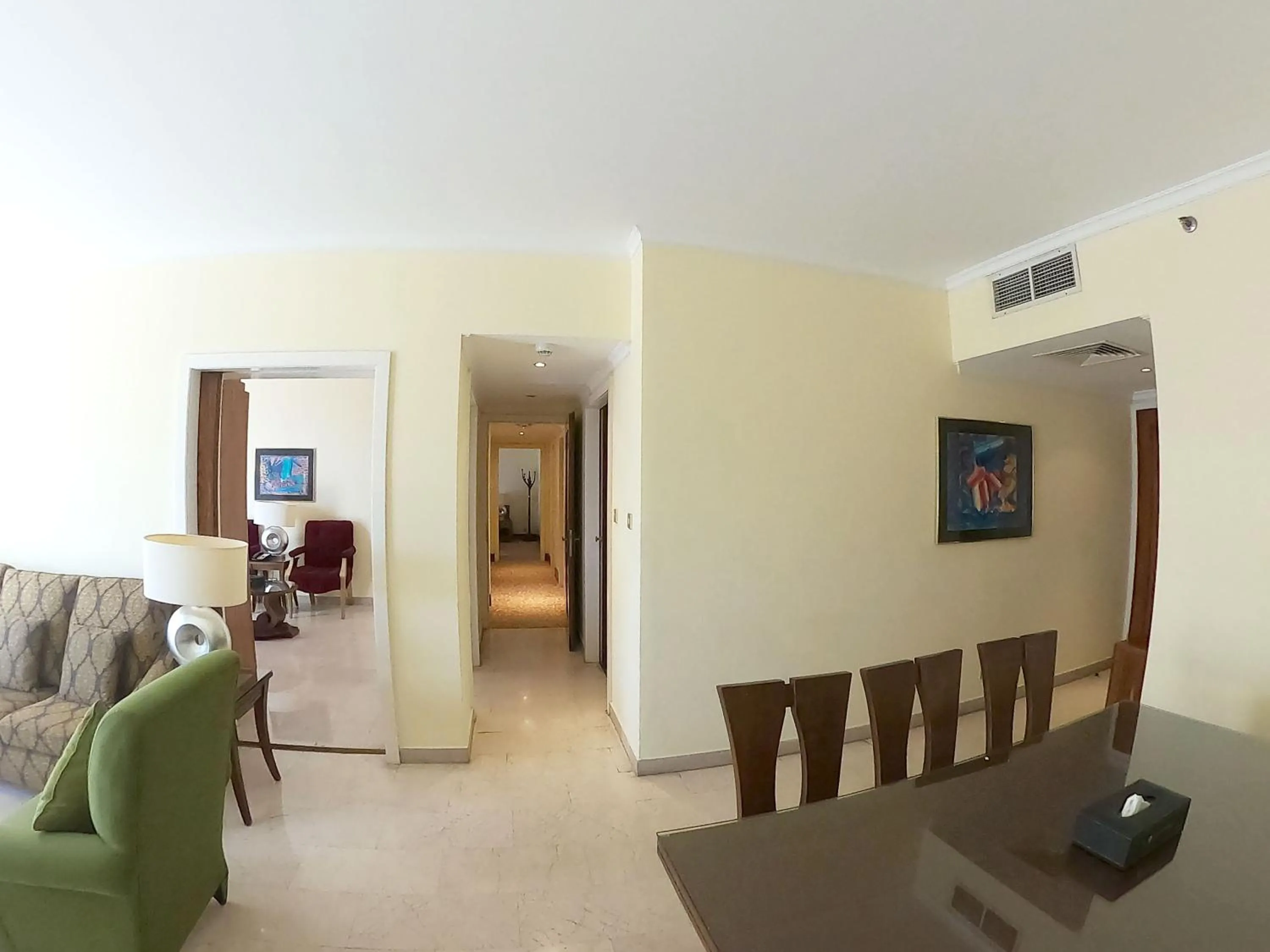 Living room in The Apartments