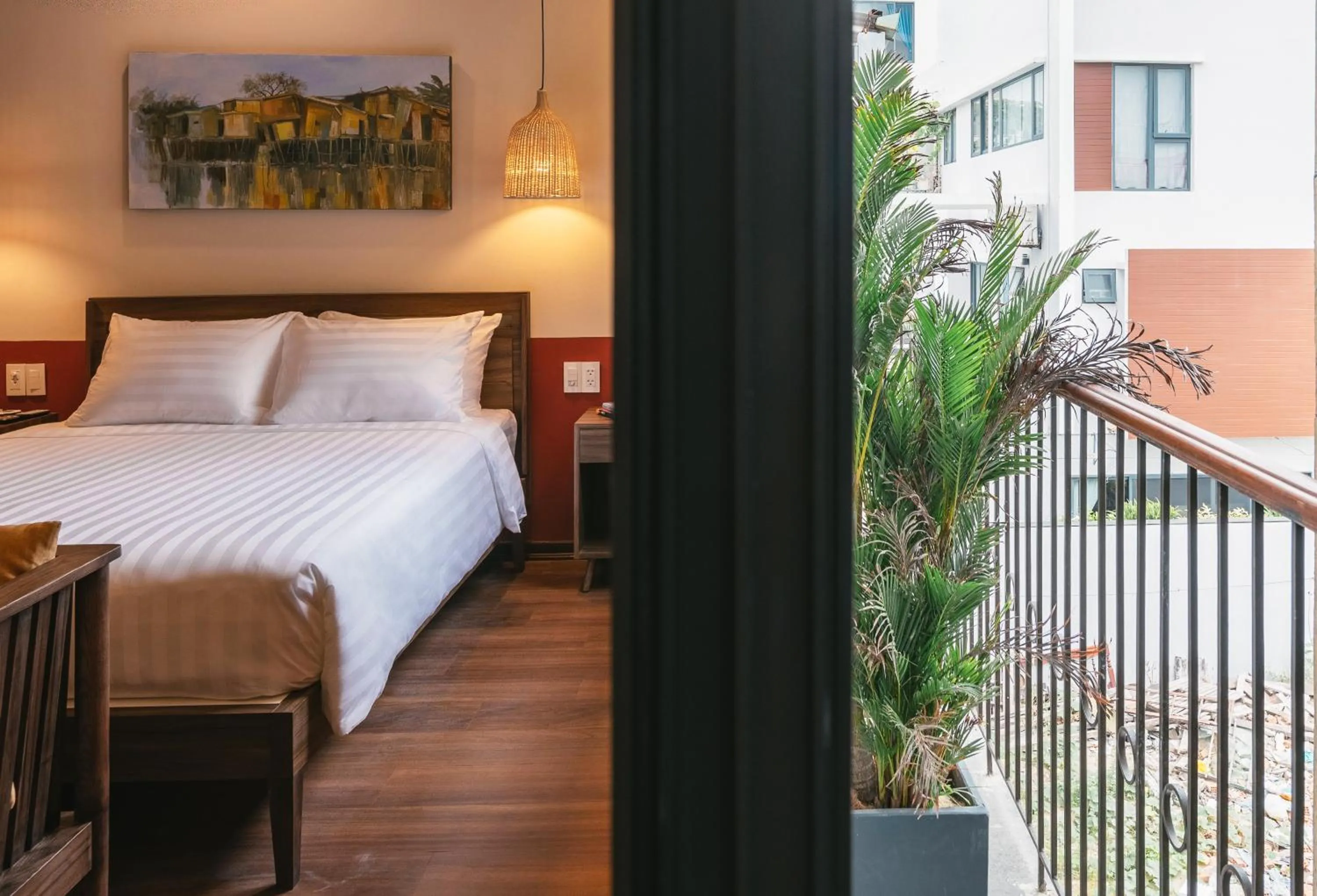 Bedroom, Bed in Casa Rosa Apartment