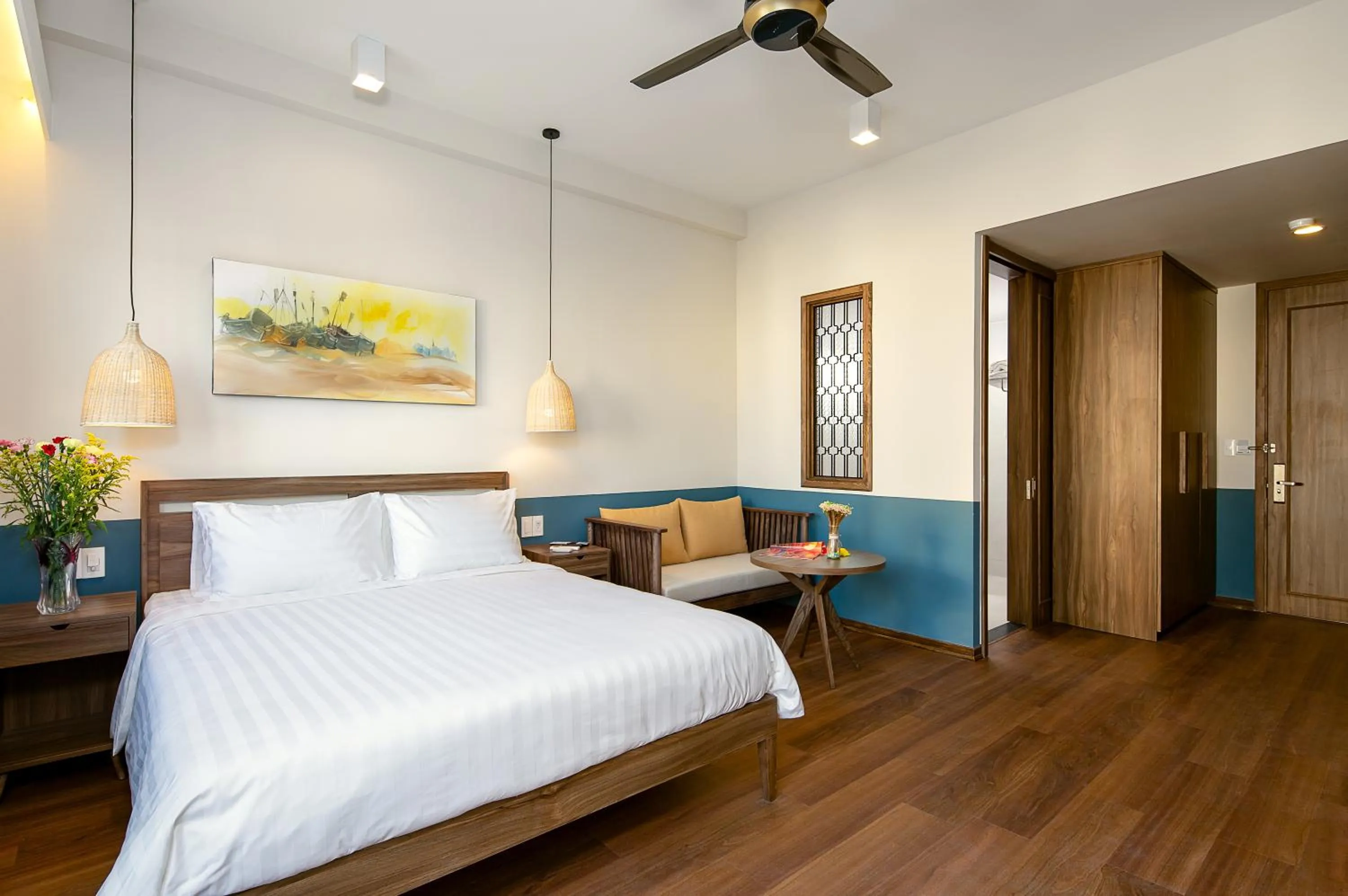 Bed in Casa Rosa Apartment