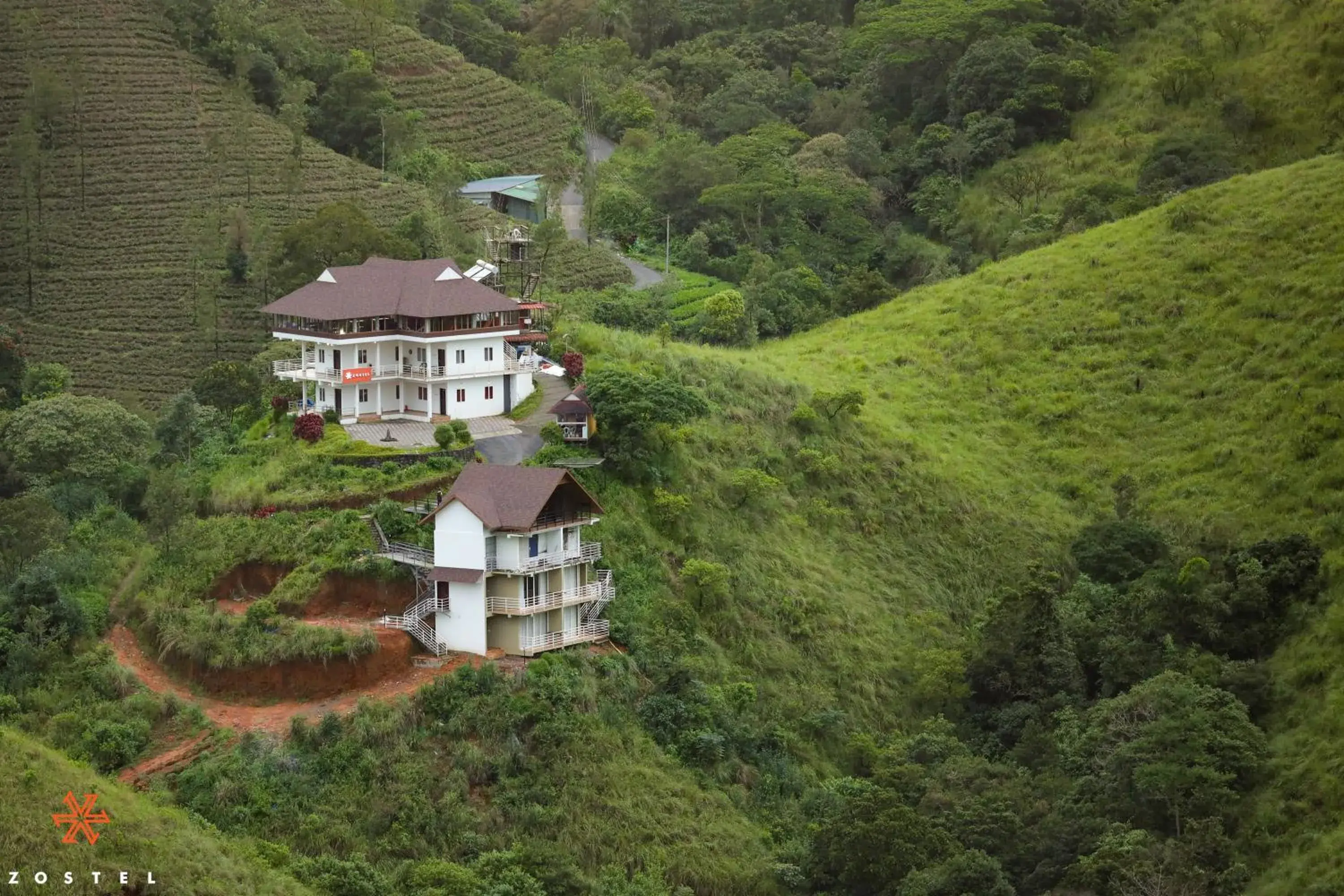 Property building in Zostel Vagamon Property building in Zostel Vagamon