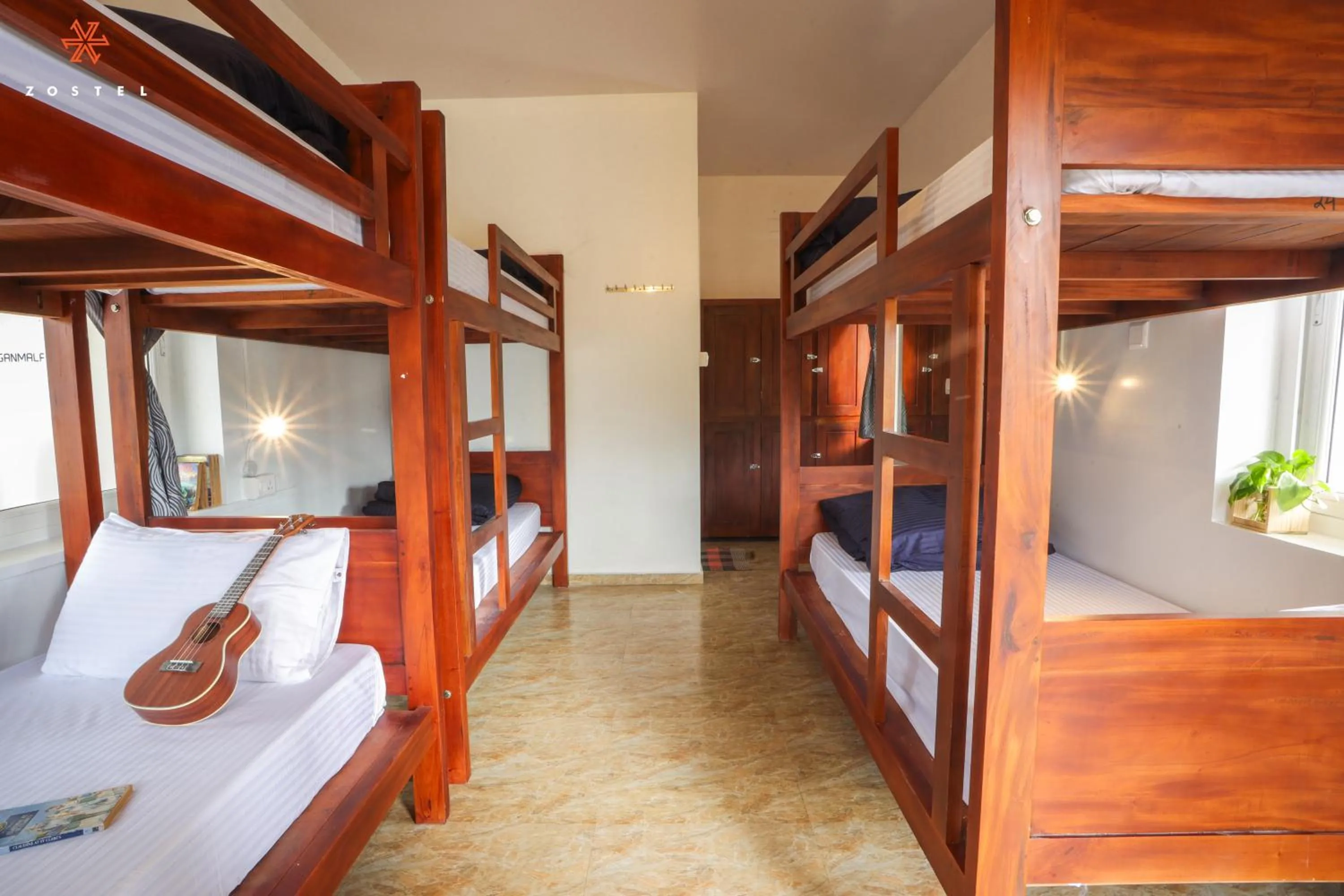 Bed in Zostel Vagamon