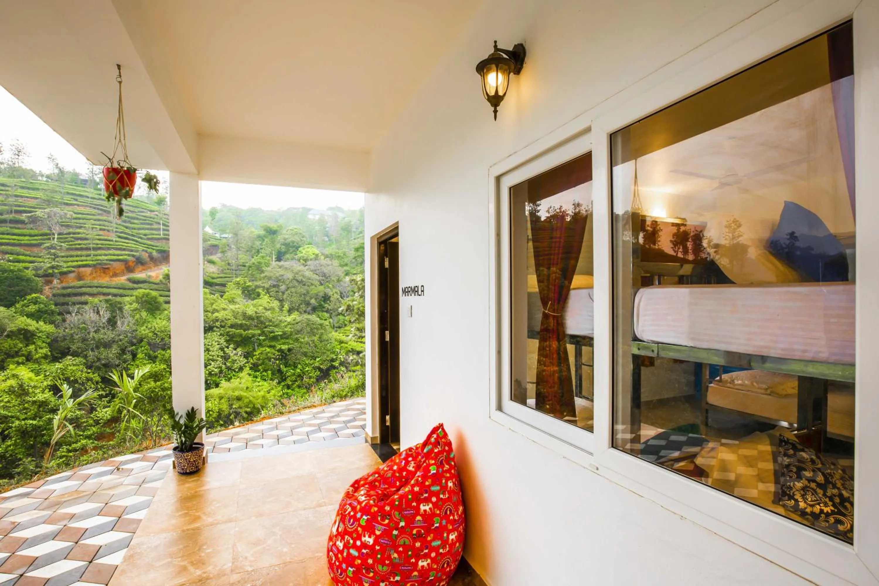 Facade/entrance in Zostel Vagamon