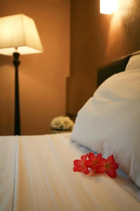 Bed in Raden Wijaya Hotel & Convention