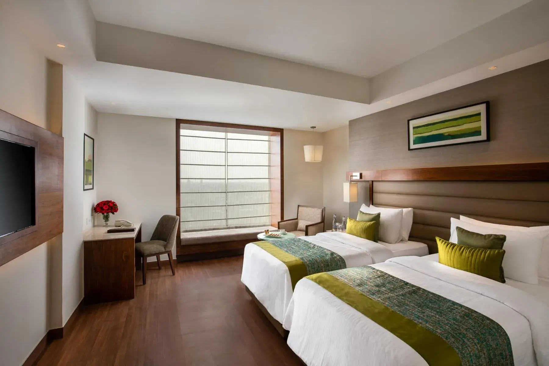 Superior Rooms with Two Single Beds in Nirvana Sarovar Portico Gorakhpur Superior Rooms with Two Single Beds in Nirvana Sarovar Portico Gorakhpur