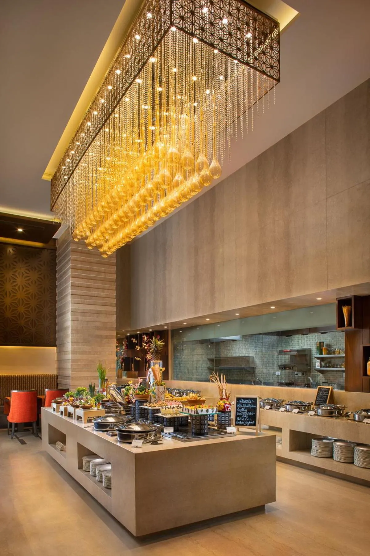 Buffet breakfast in Nirvana Sarovar Portico Gorakhpur