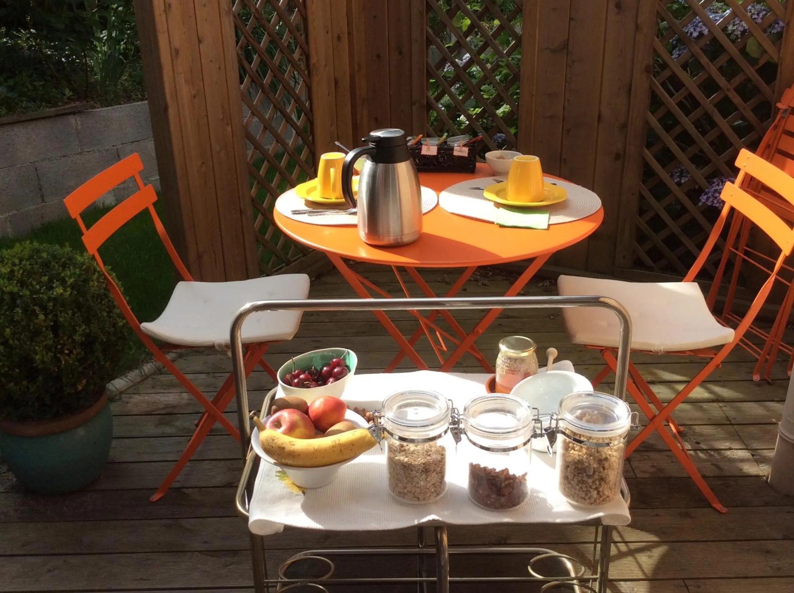 Balcony/Terrace in Le Relais des Malettes Chambres d'hôtes B&B