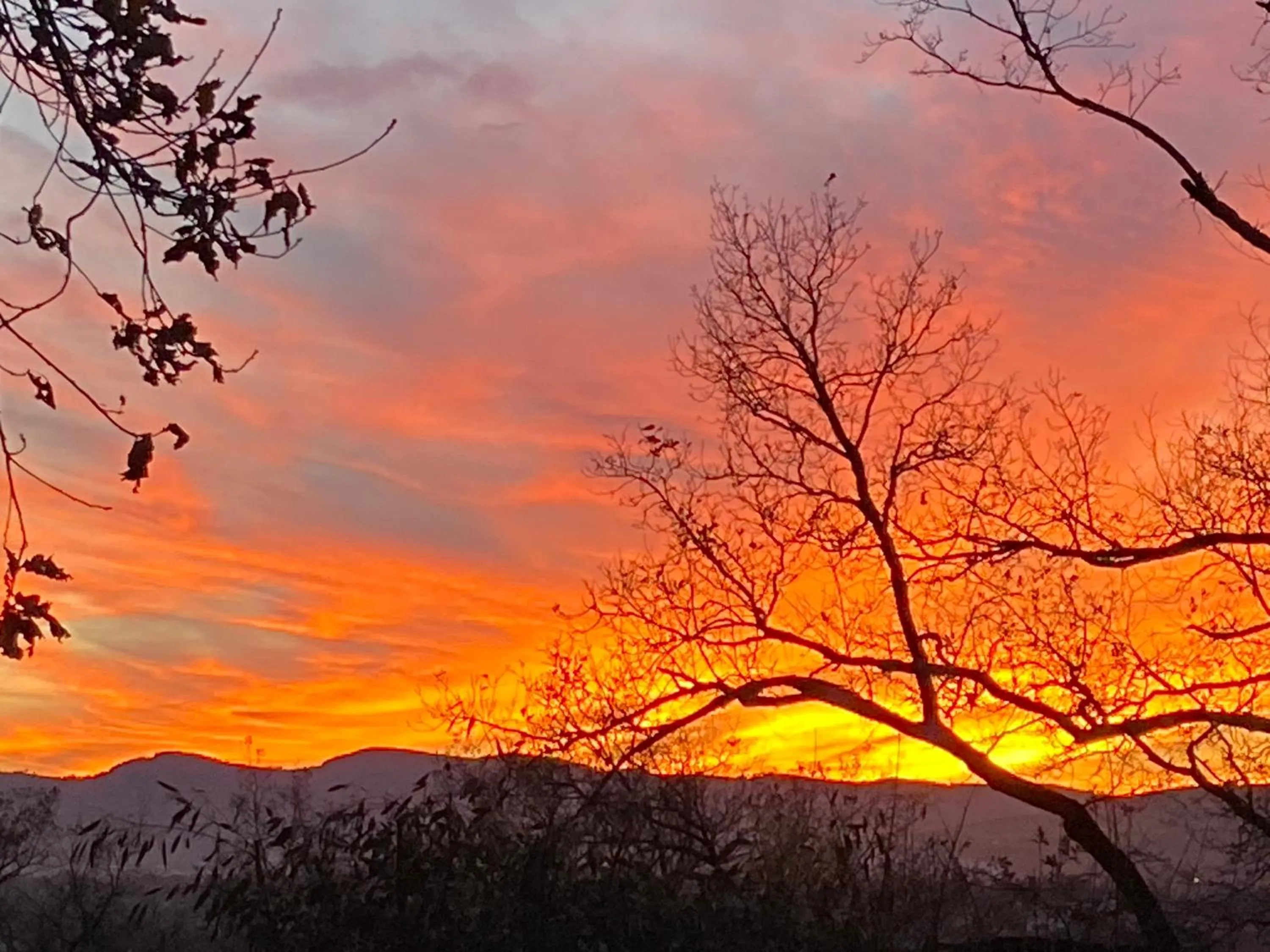 Sunset in Le Relais des Malettes Chambres d'hôtes B&B