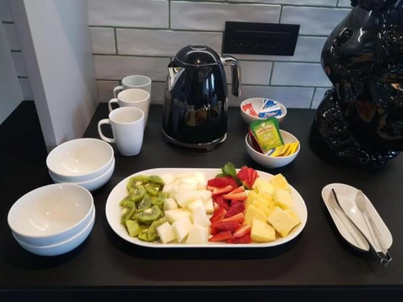 Italian breakfast in Maison Bon Bon