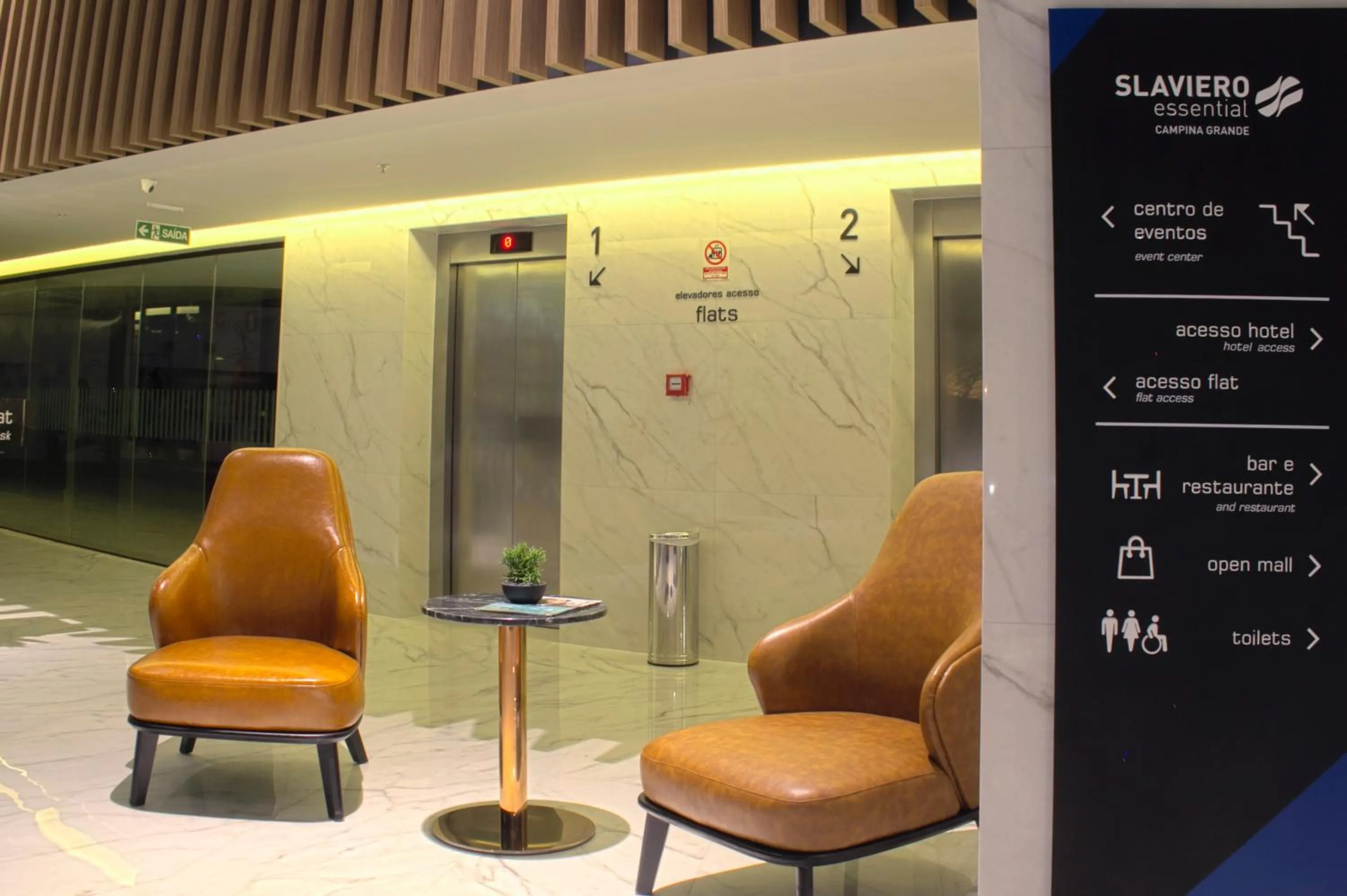 Lobby or reception in Slaviero Campina Grande