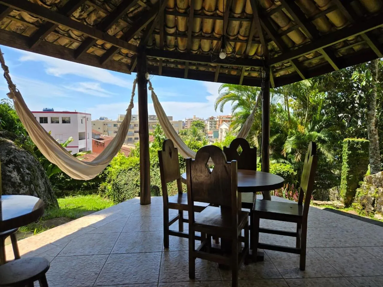 BBQ facilities in Apartamentos Casa da Pedra