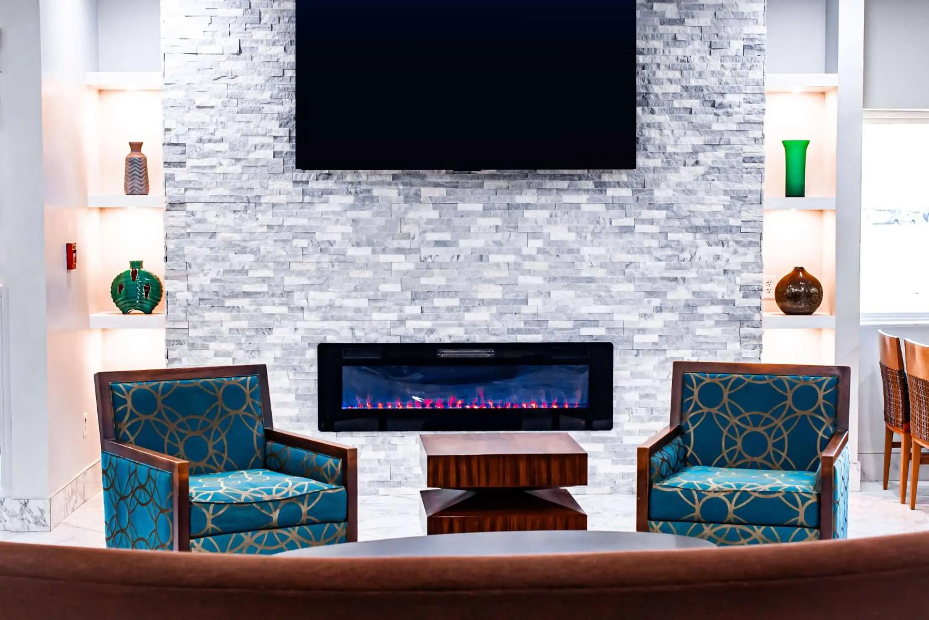 Lobby or reception in La Quinta by Wyndham Evansville Lobby or reception in La Quinta by Wyndham Evansville
