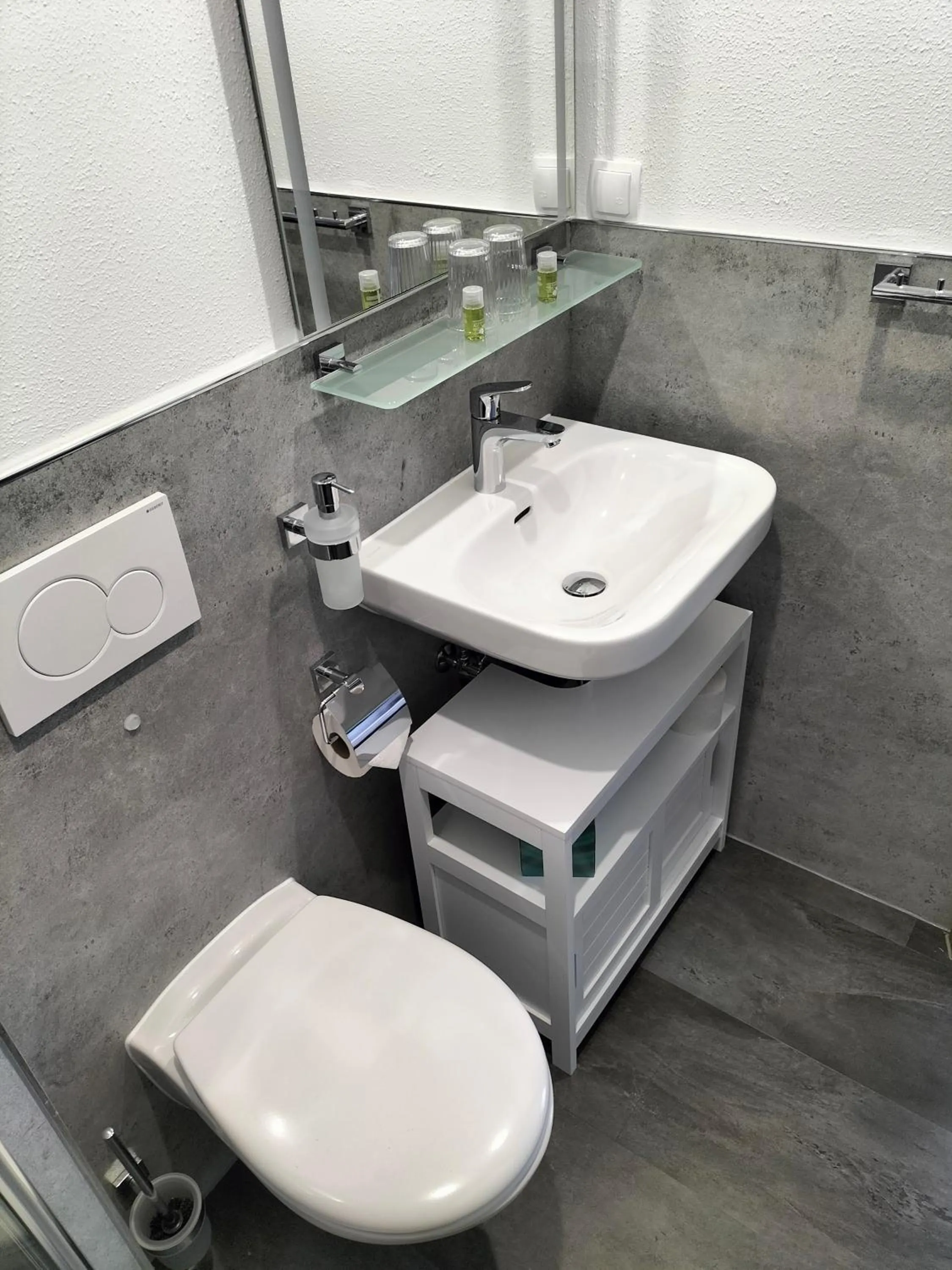 Bathroom in Hotel Silbertanne