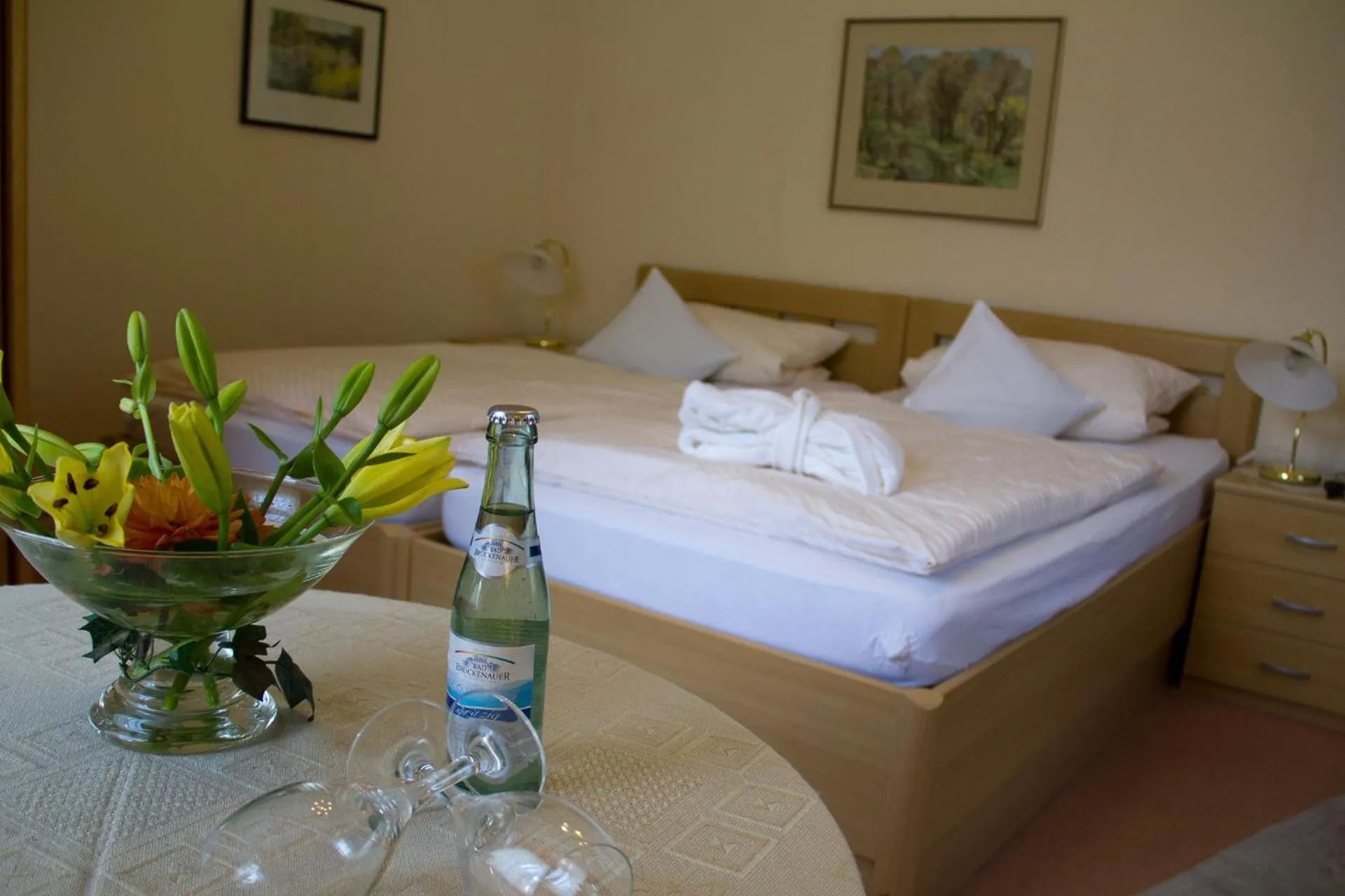 Bed in Hotel Jägerhof