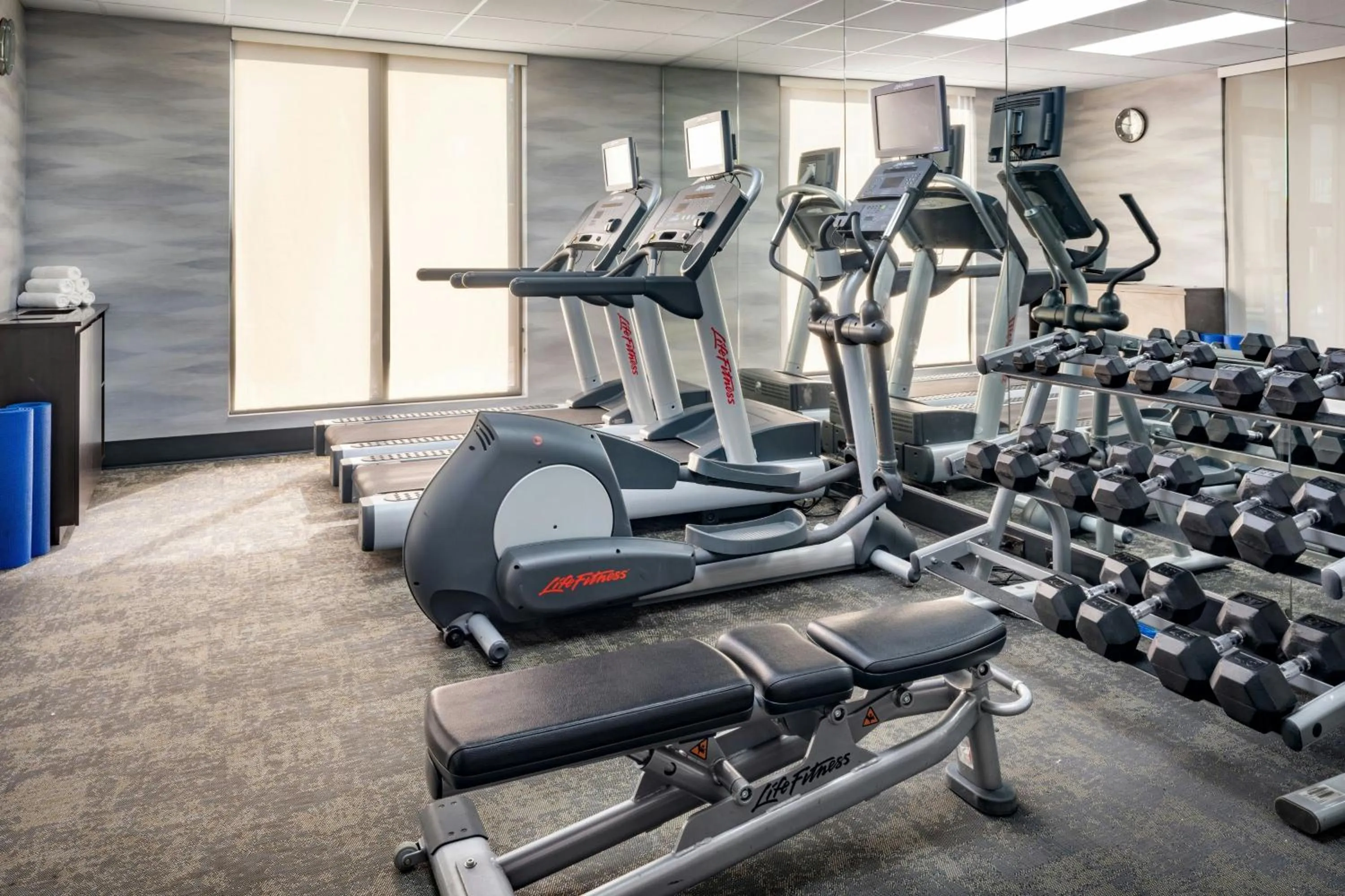 Fitness centre/facilities in Fairfield Inn & Suites by Marriott Towanda Wysox