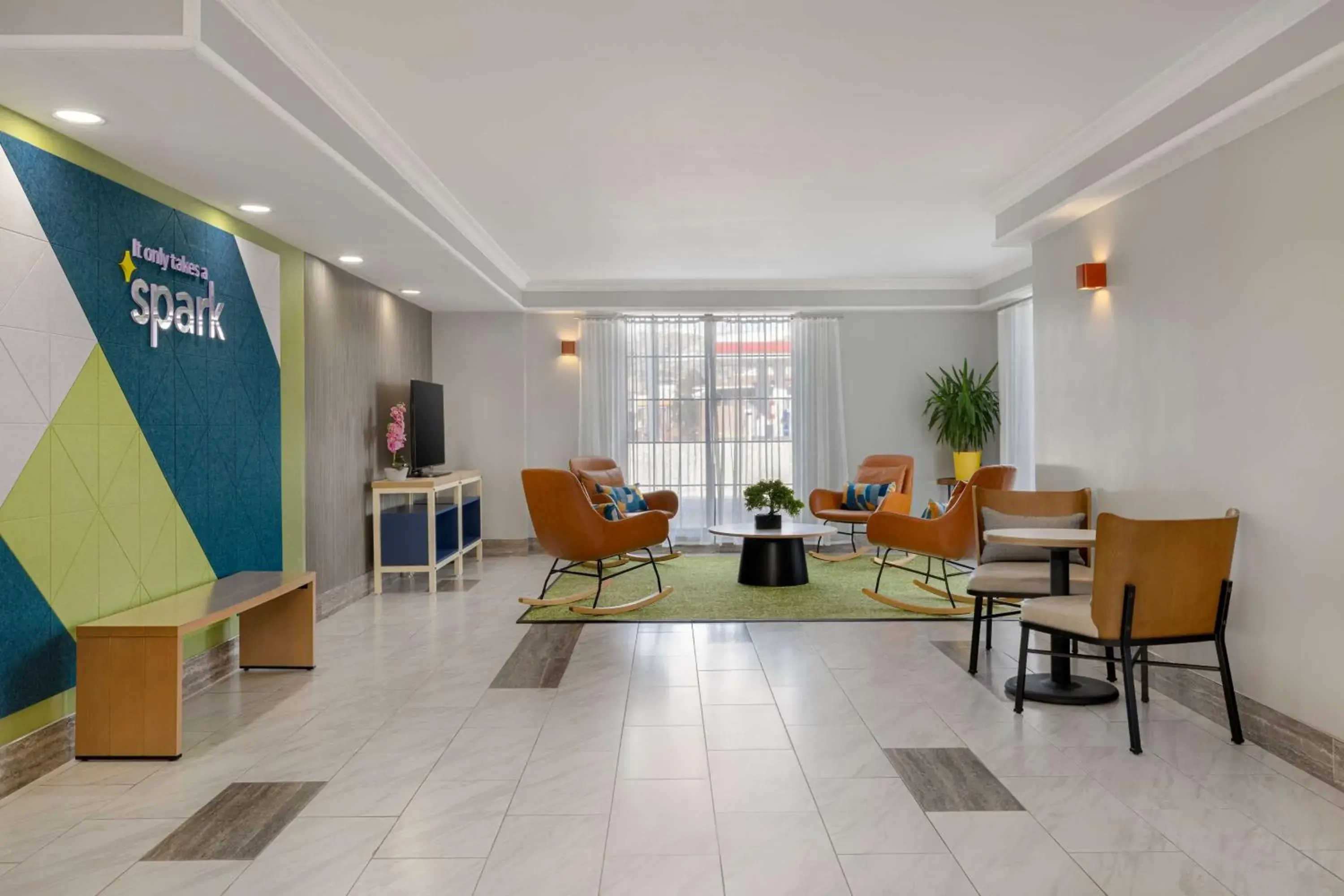 Lobby or reception in Spark by Hilton Rock Springs Lobby or reception in Spark by Hilton Rock Springs