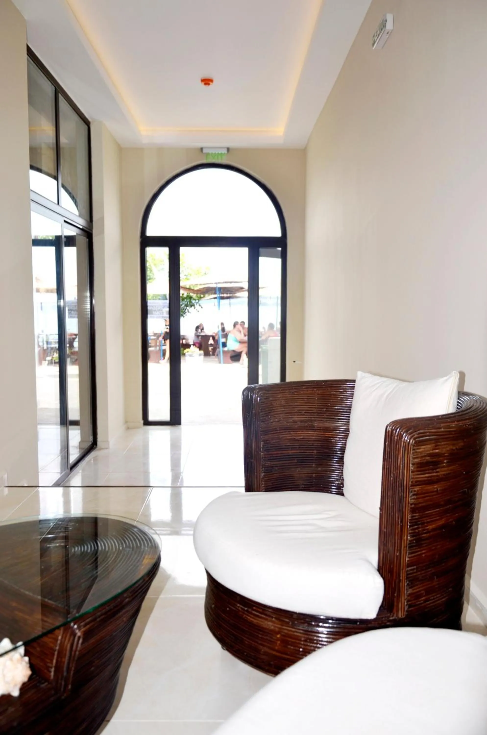 Lobby or reception in Ashram Hotel