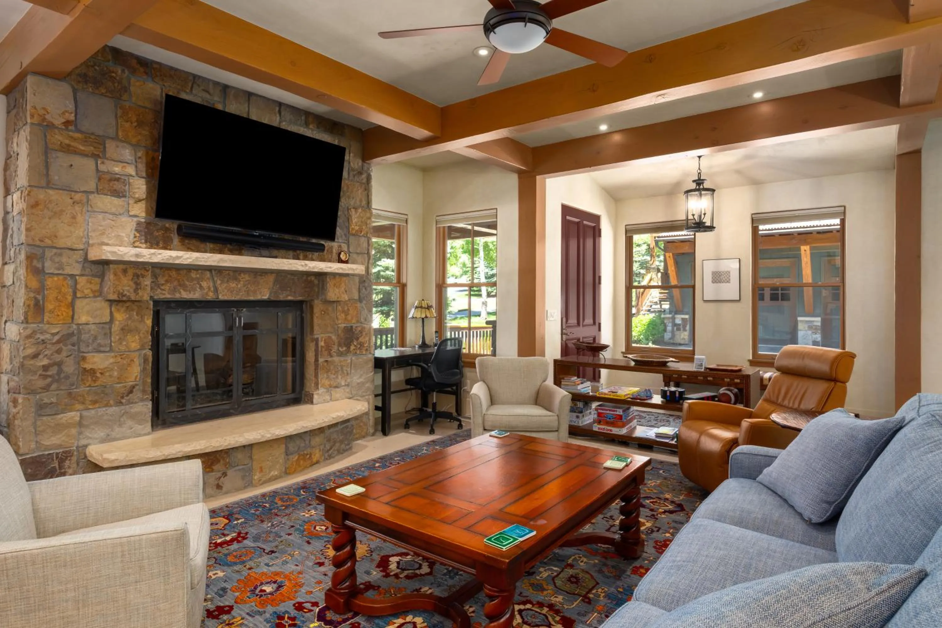 Living room in The Porches