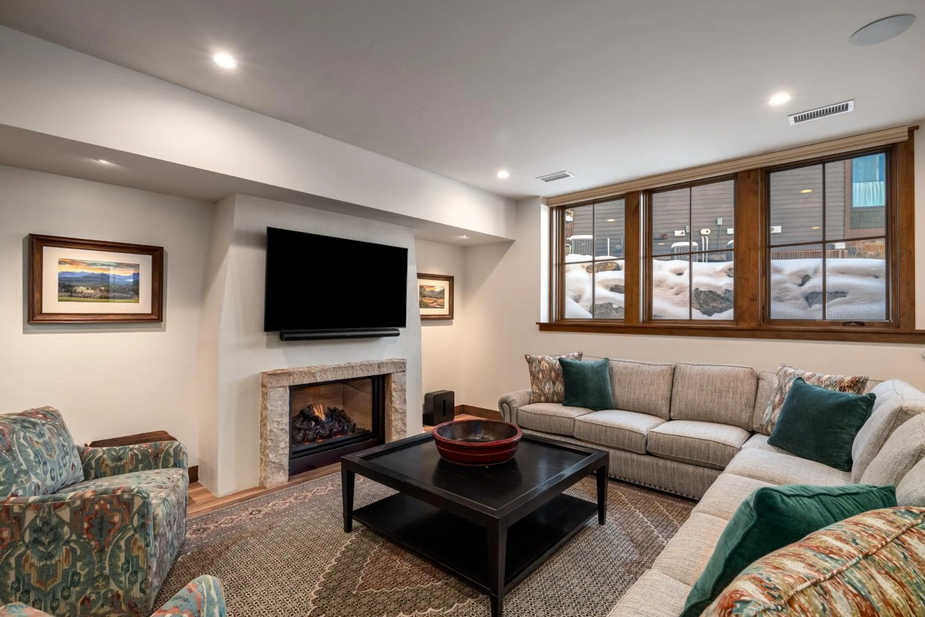 Living room in The Porches