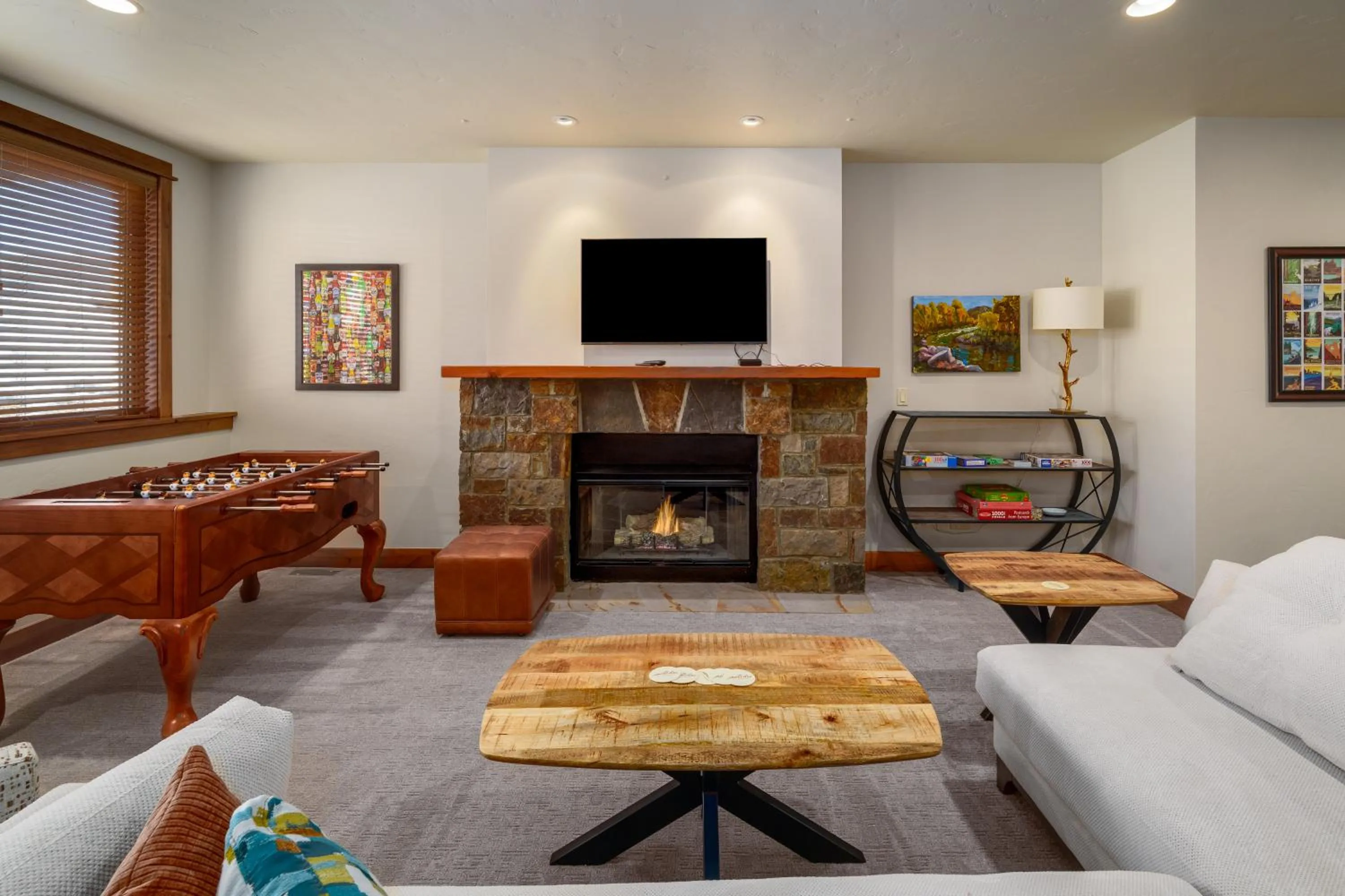 Living room in The Porches