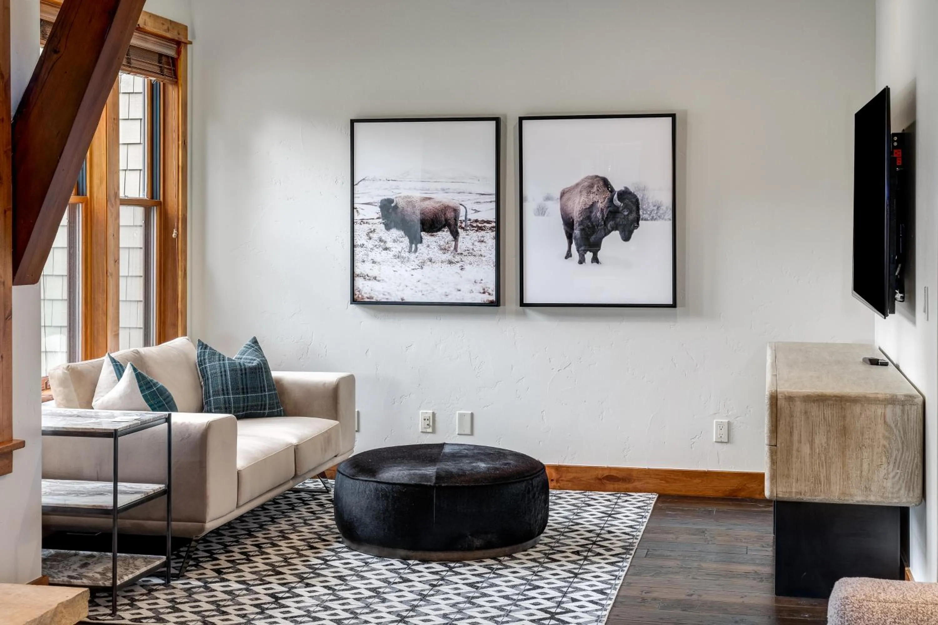 Living room in The Porches