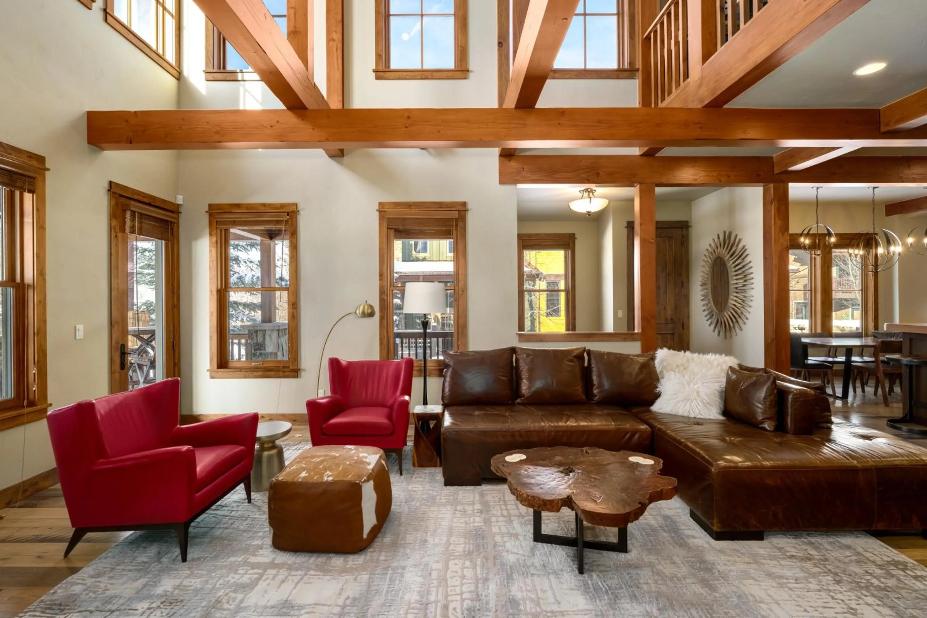 Living room in The Porches