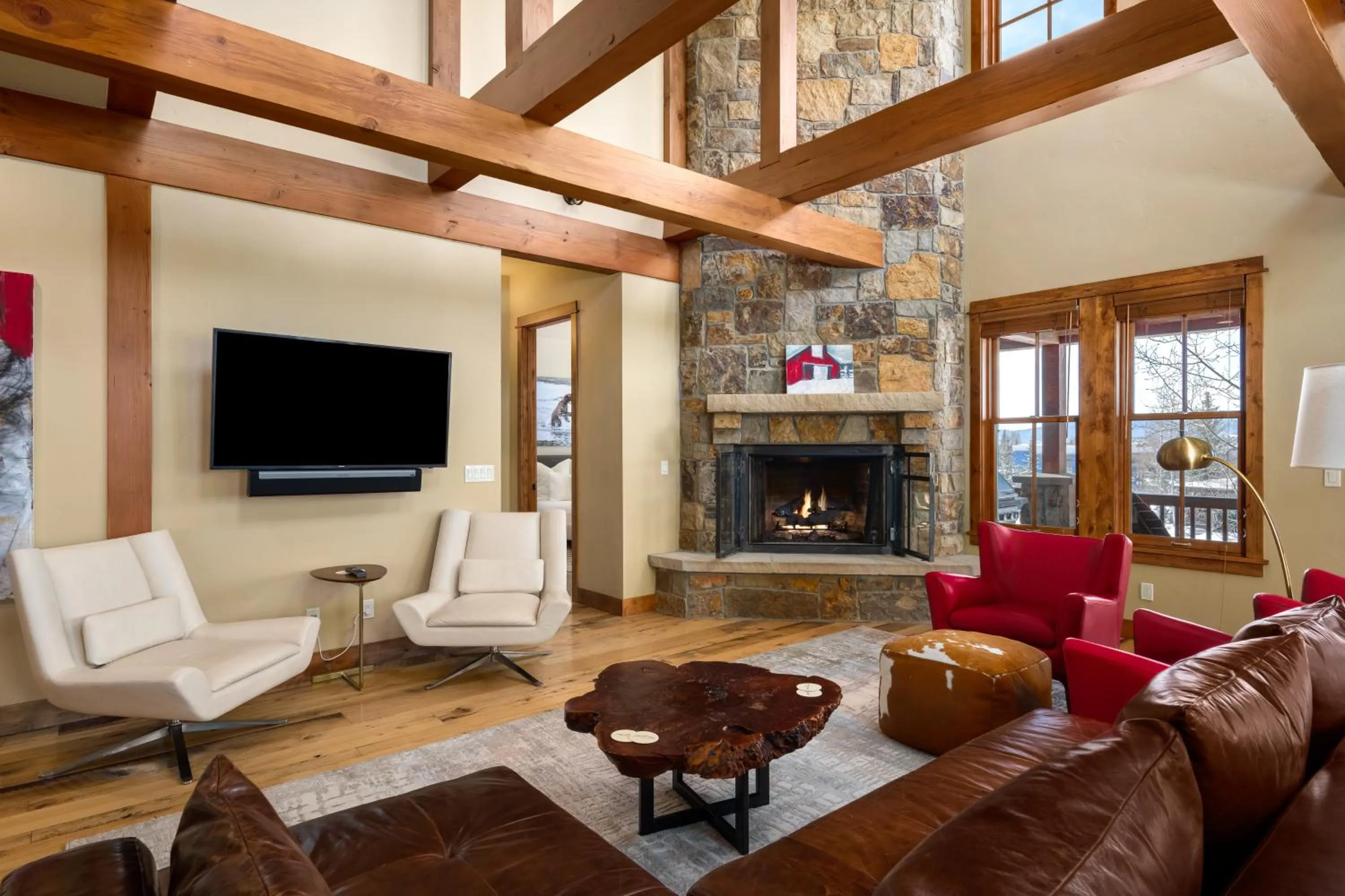 Living room in The Porches
