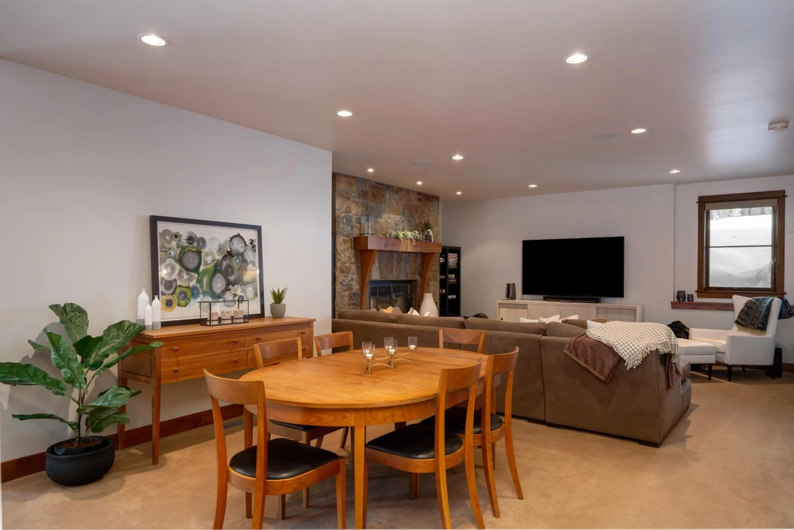 Living room in The Porches