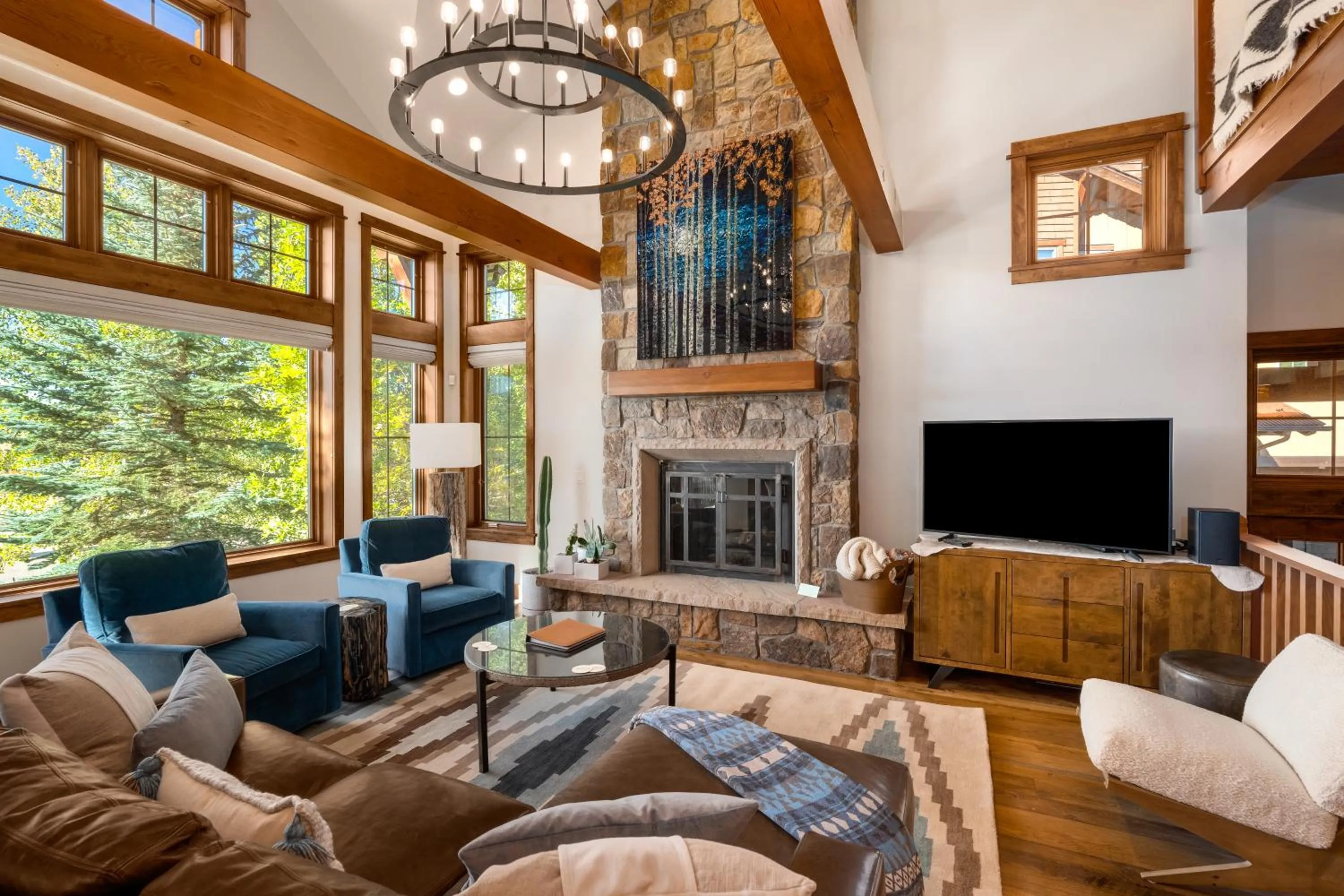 Living room in The Porches